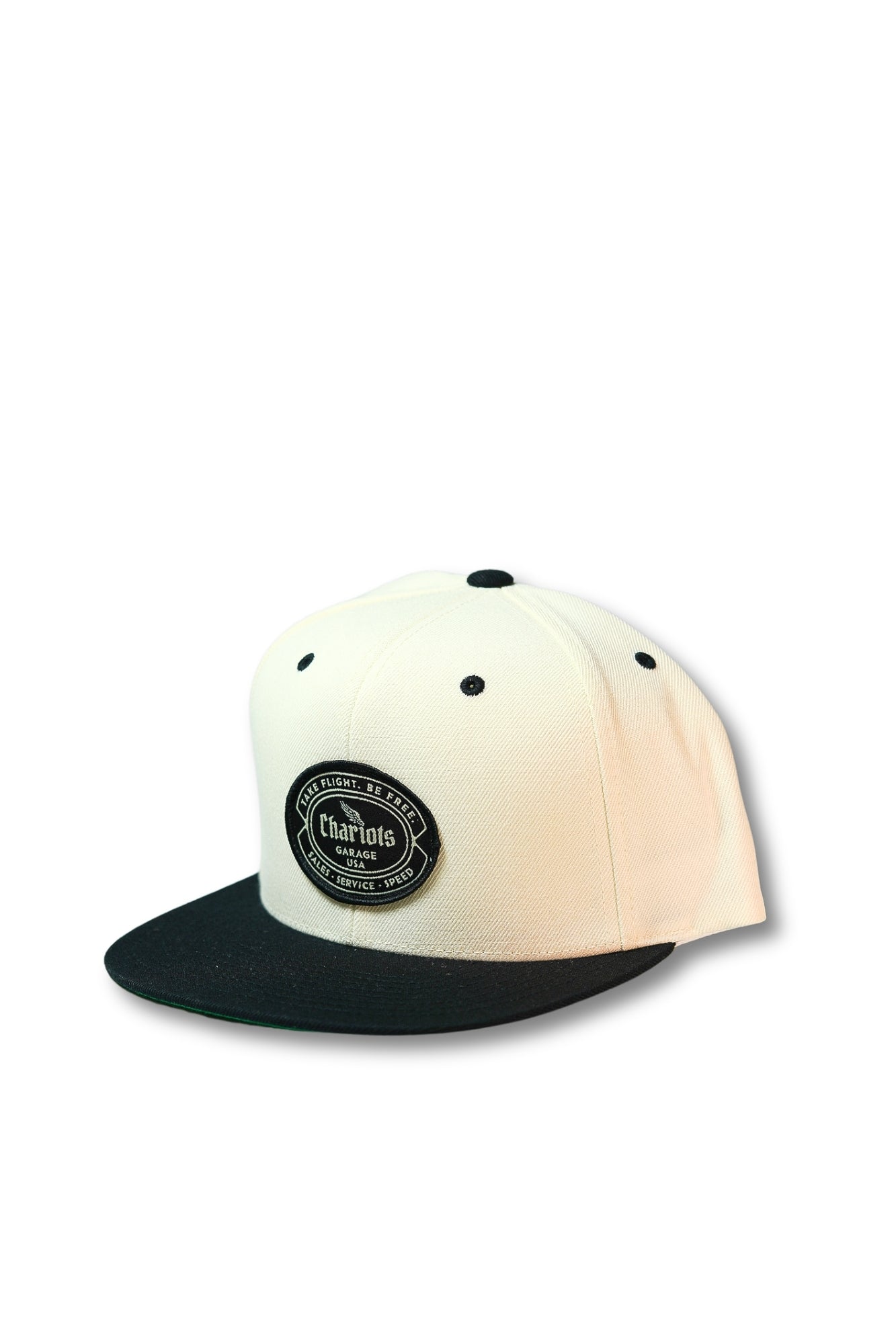 SALES SERVICE SPEED FLATBILL HAT (Natural/Black)
