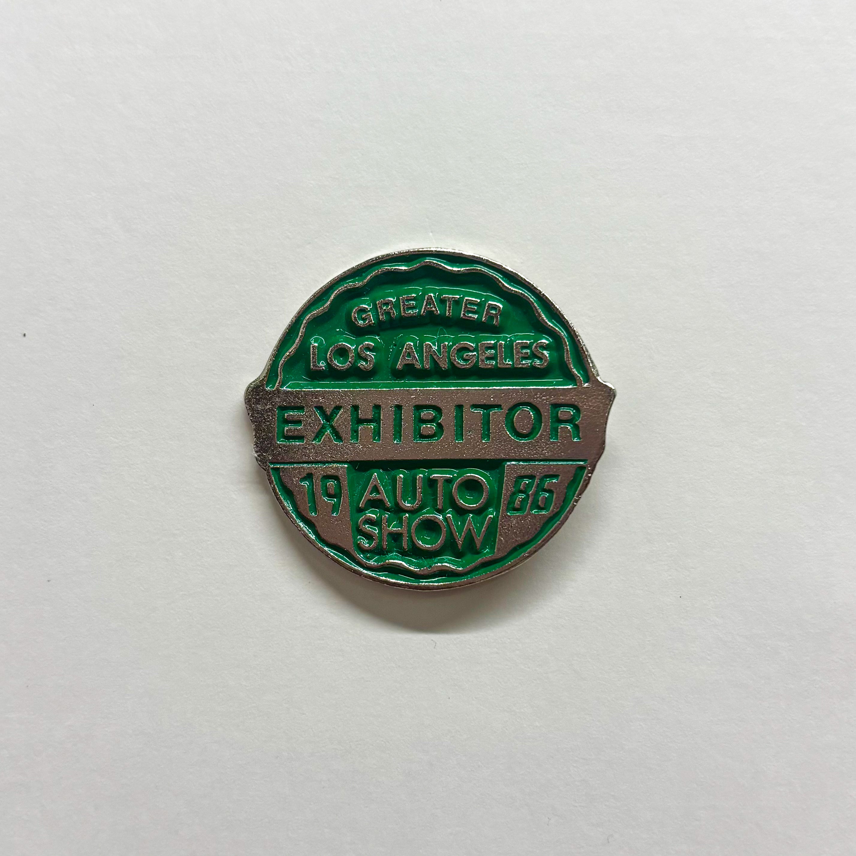 1986 LA Auto Commemorative Pin