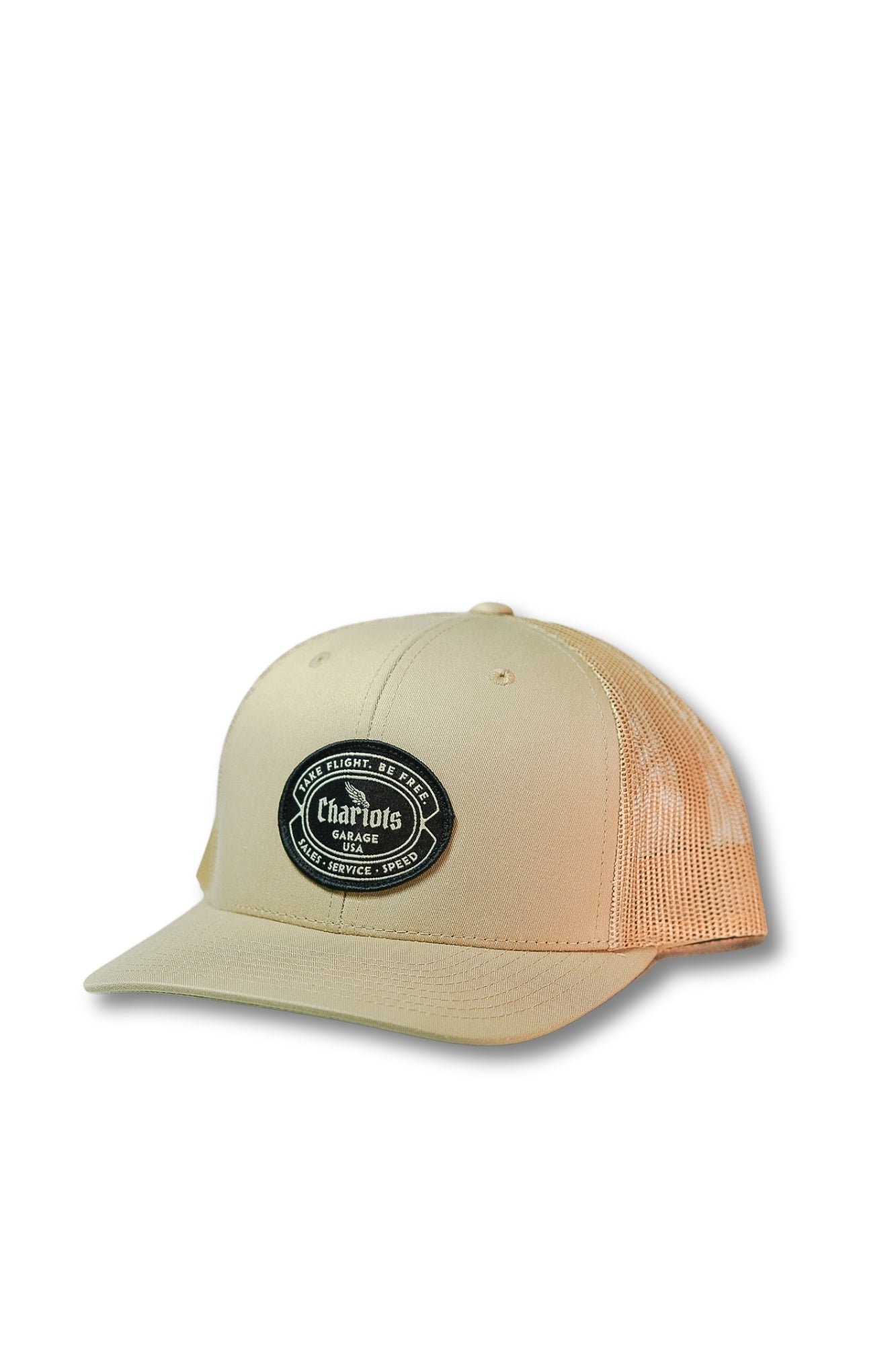 SALES SERVICE SPEED PREMIUM TRUCKER HAT (Khaki)