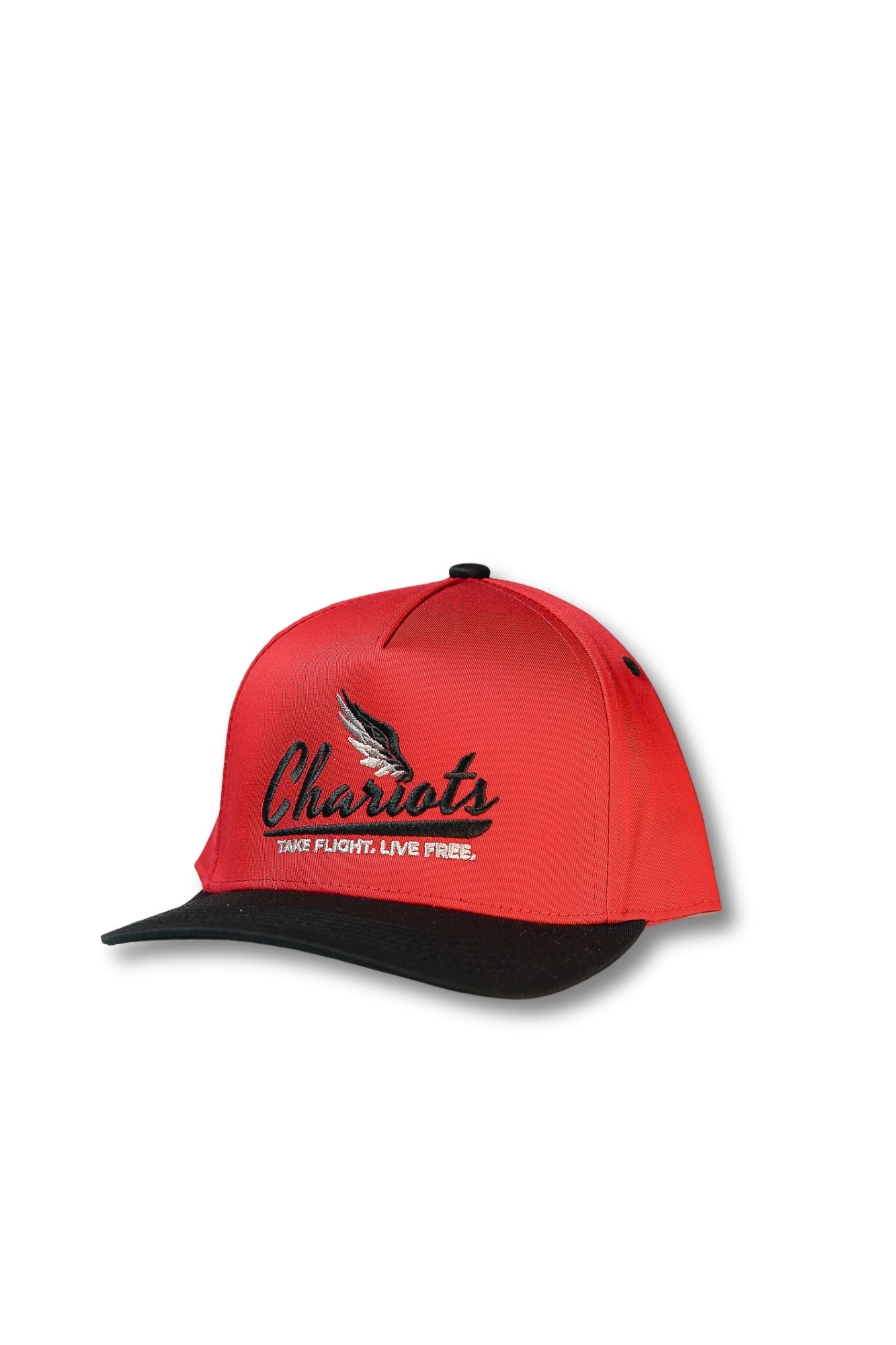 TAKE FLIGHT 5 PANEL HAT (Red/Black)