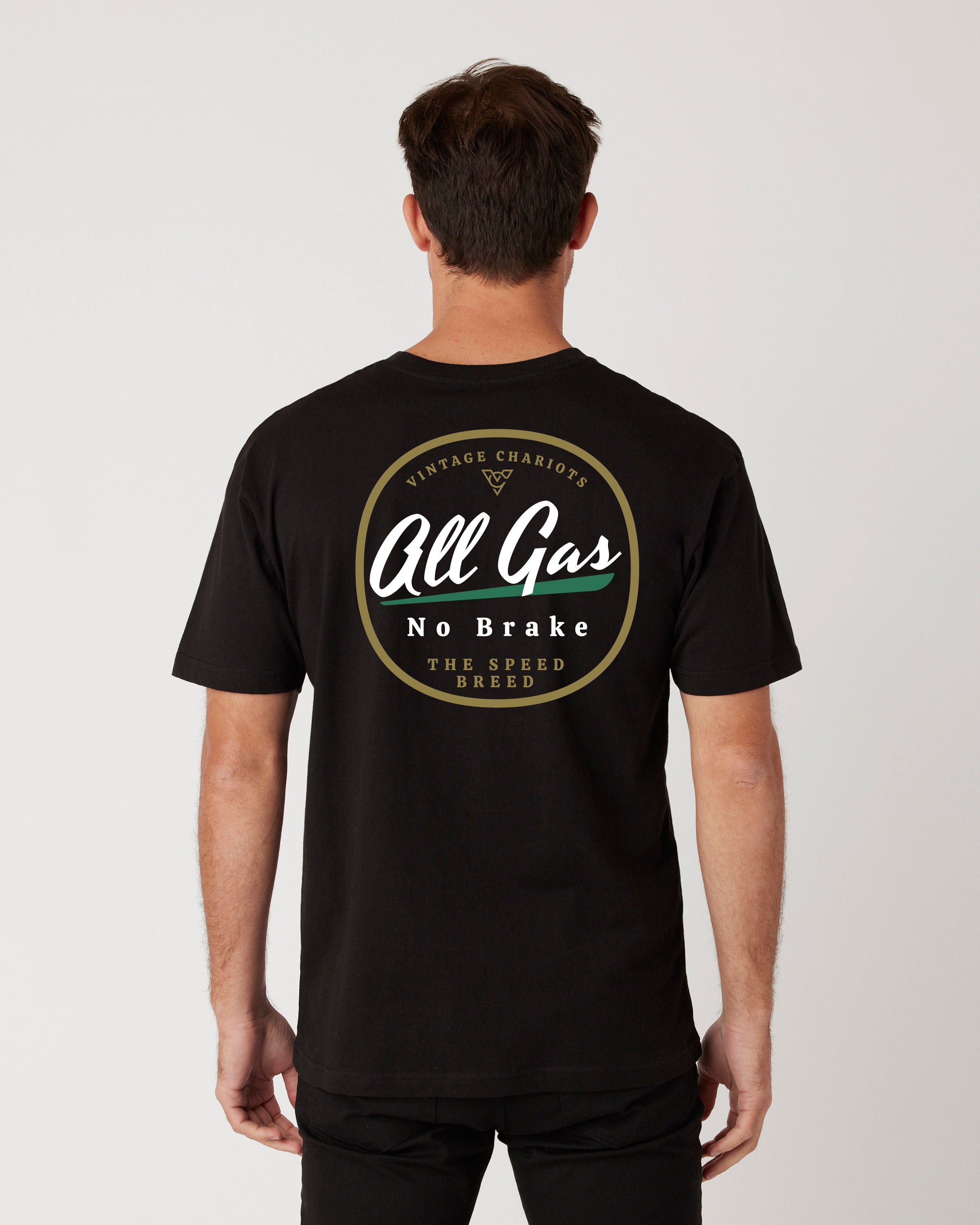 ALL GAS NO BRAKE TEE (Black)