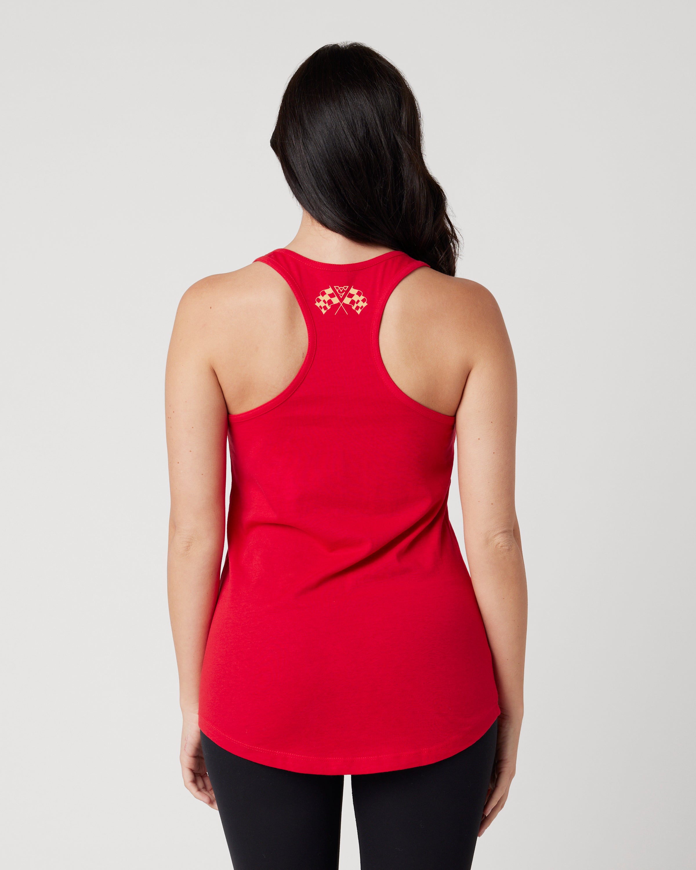 BOWTIE WOMENS RACERBACK TANK (Team Red)