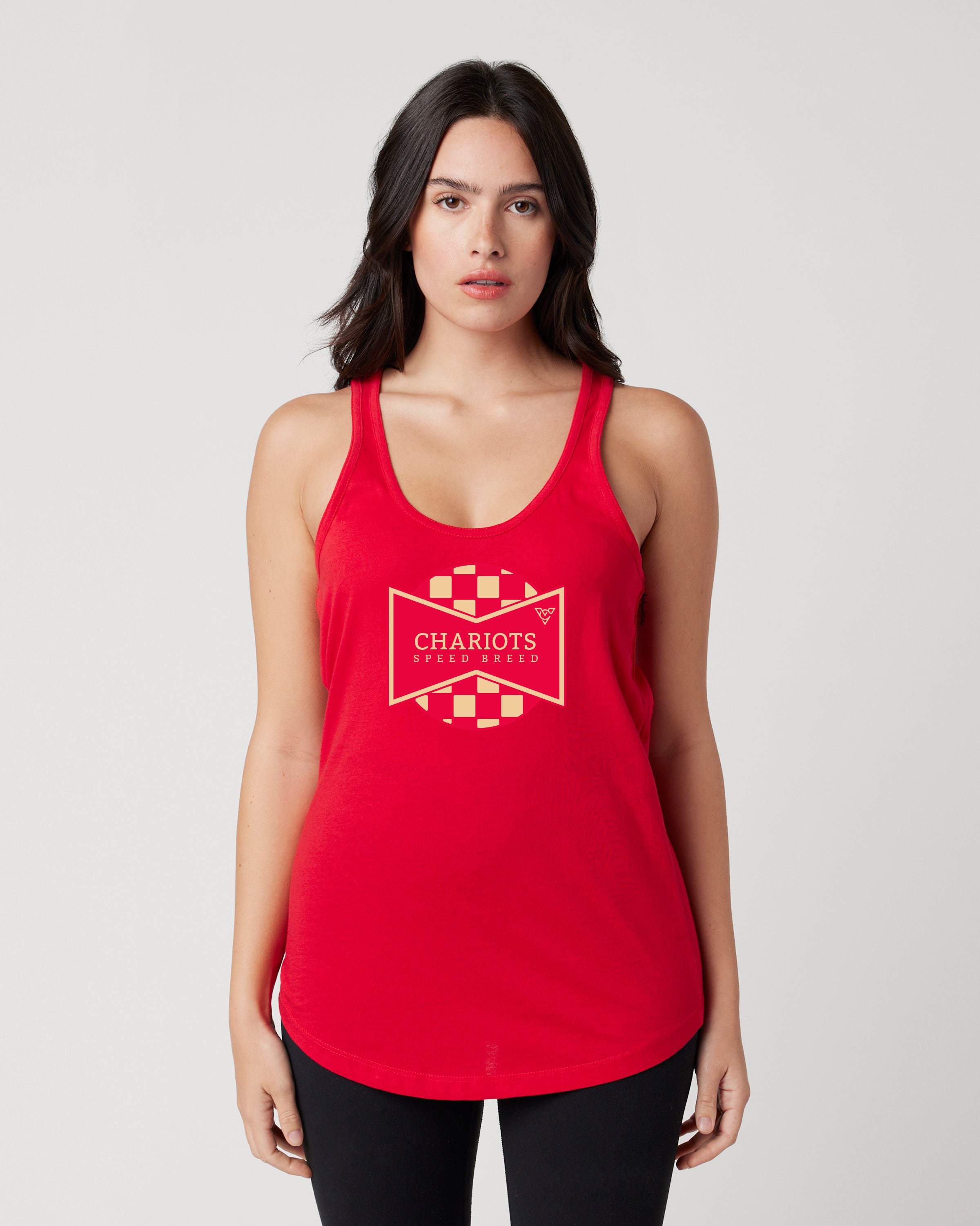 BOWTIE WOMENS RACERBACK TANK (Team Red)