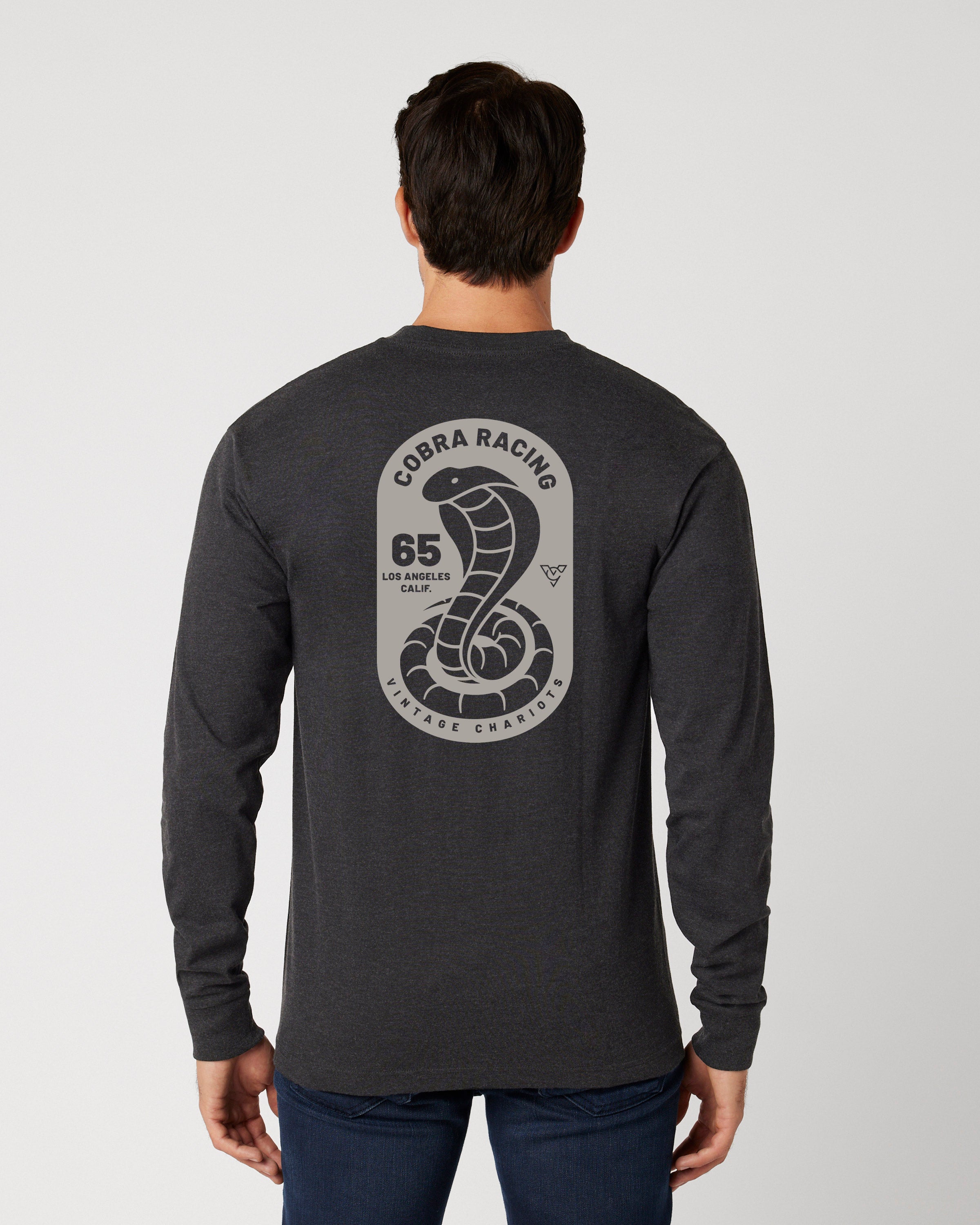 COBRA RACING LONG SLEEVE TEE (Vintage Black)