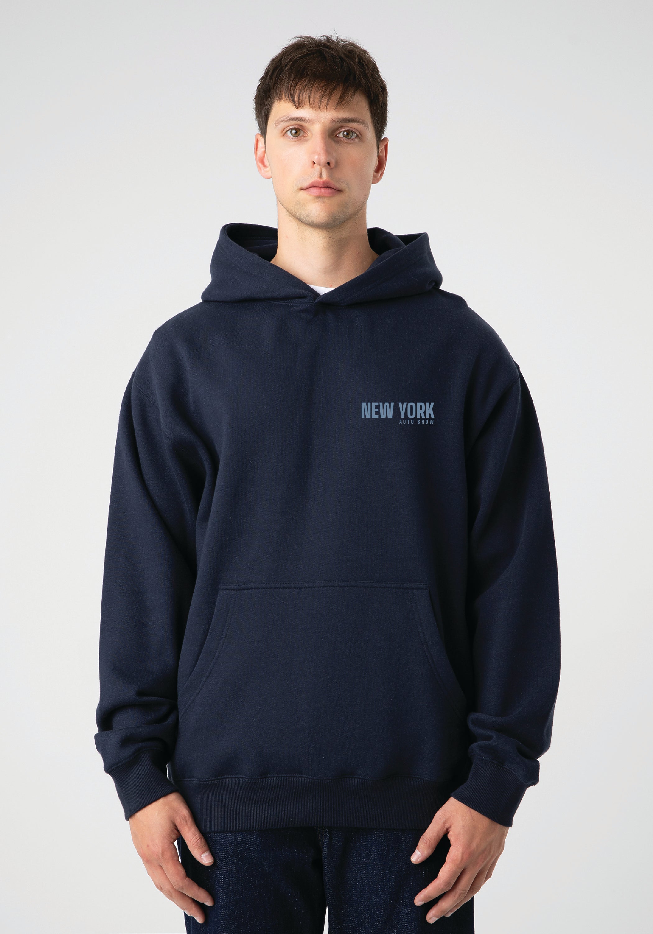 NYIAS26 Crosswalk Box Hoodie (Navy)