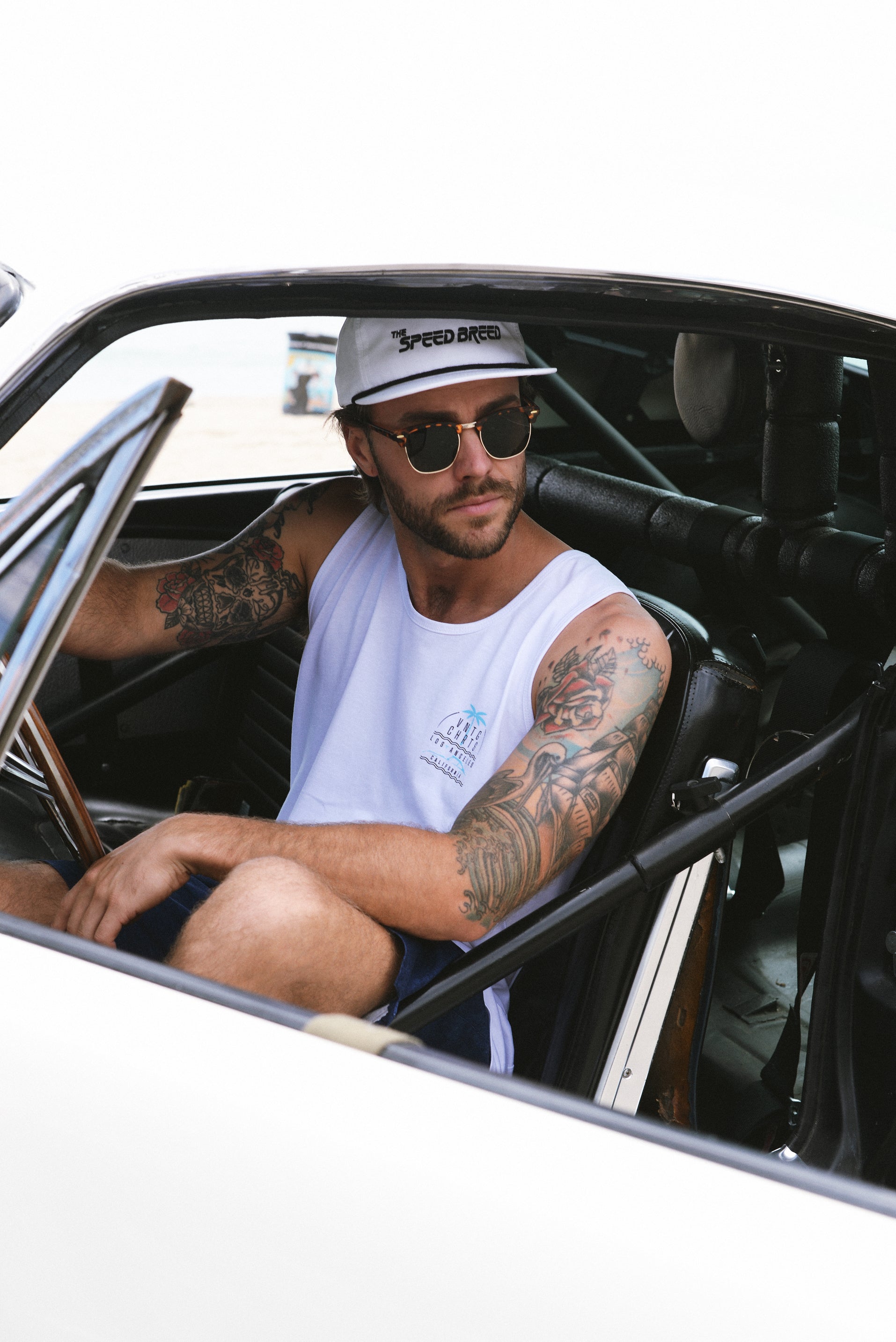 VC PALMS TANK (White)