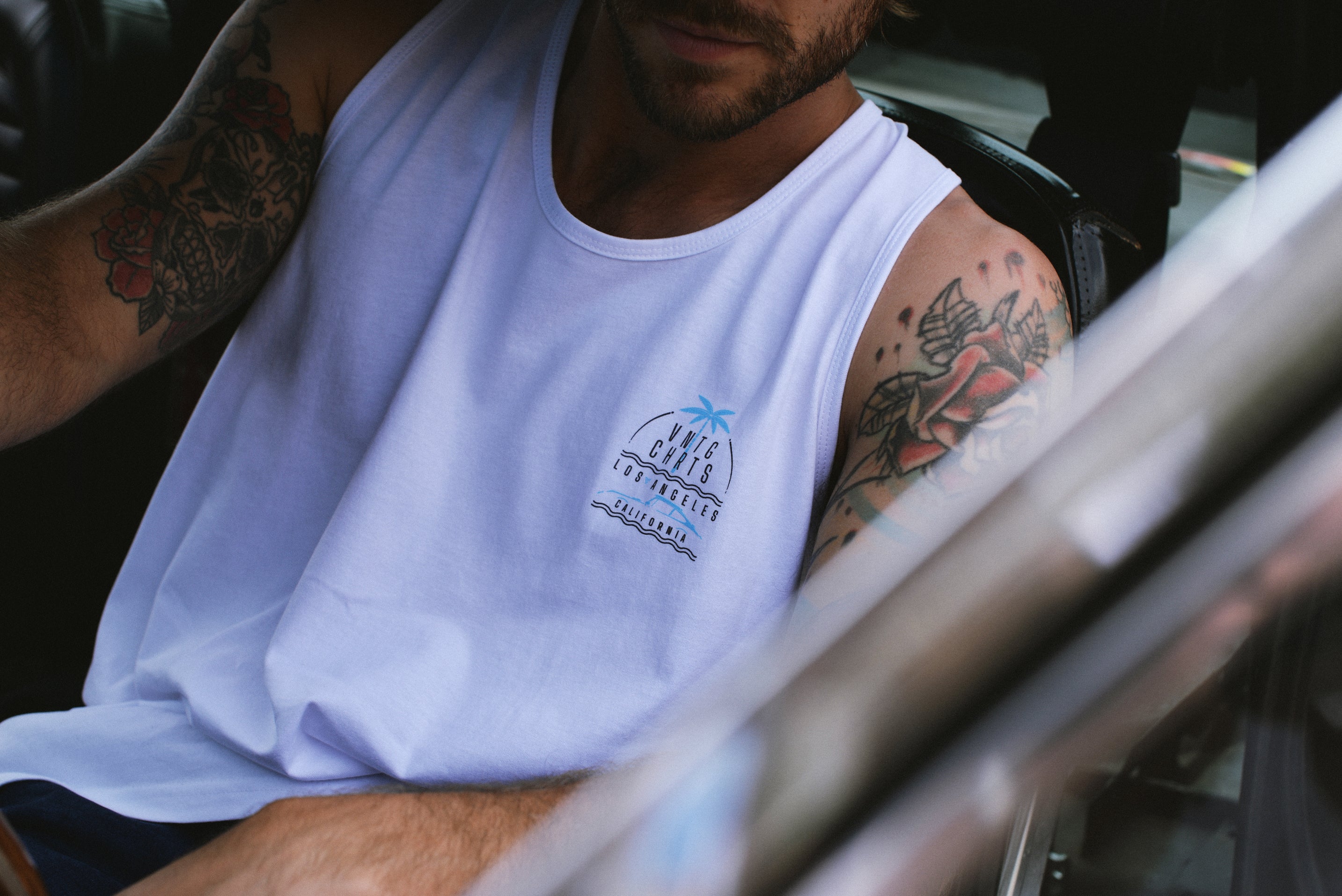 VC PALMS TANK (White)