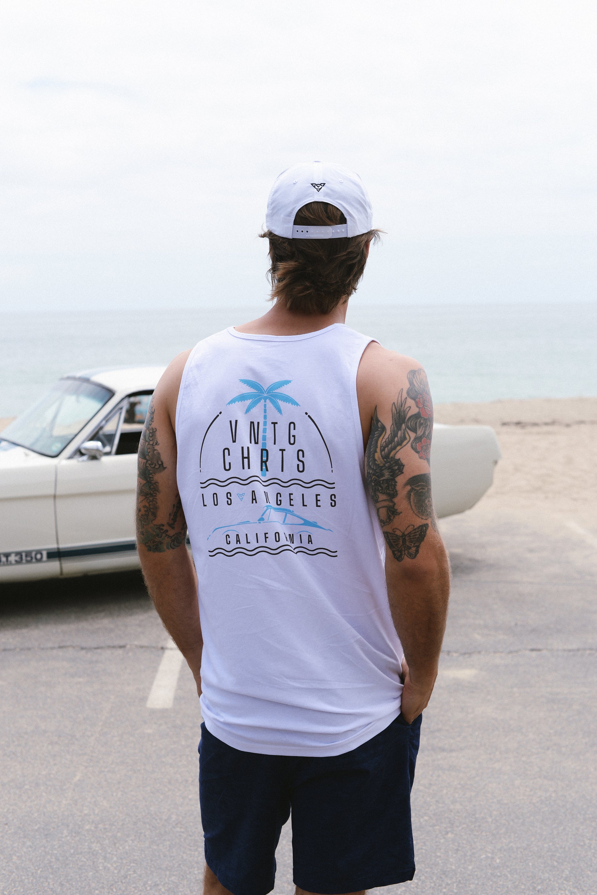 VC PALMS TANK (White)