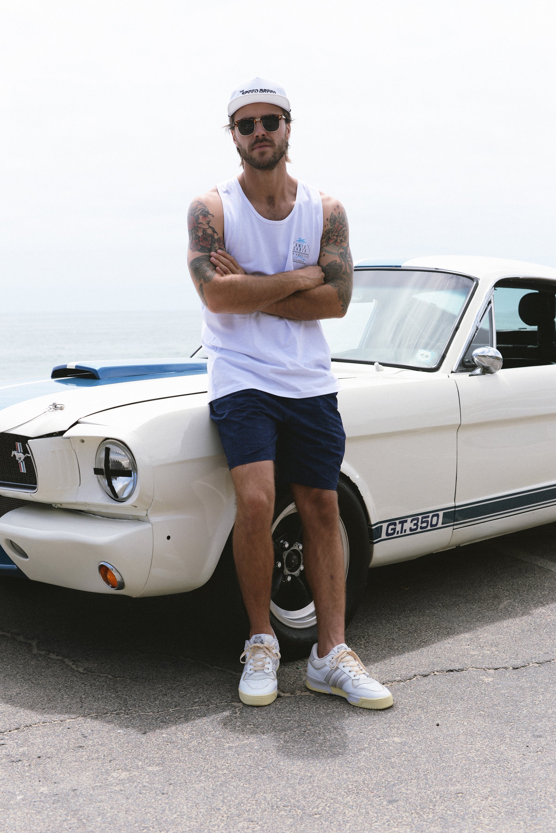 VC PALMS TANK (White)