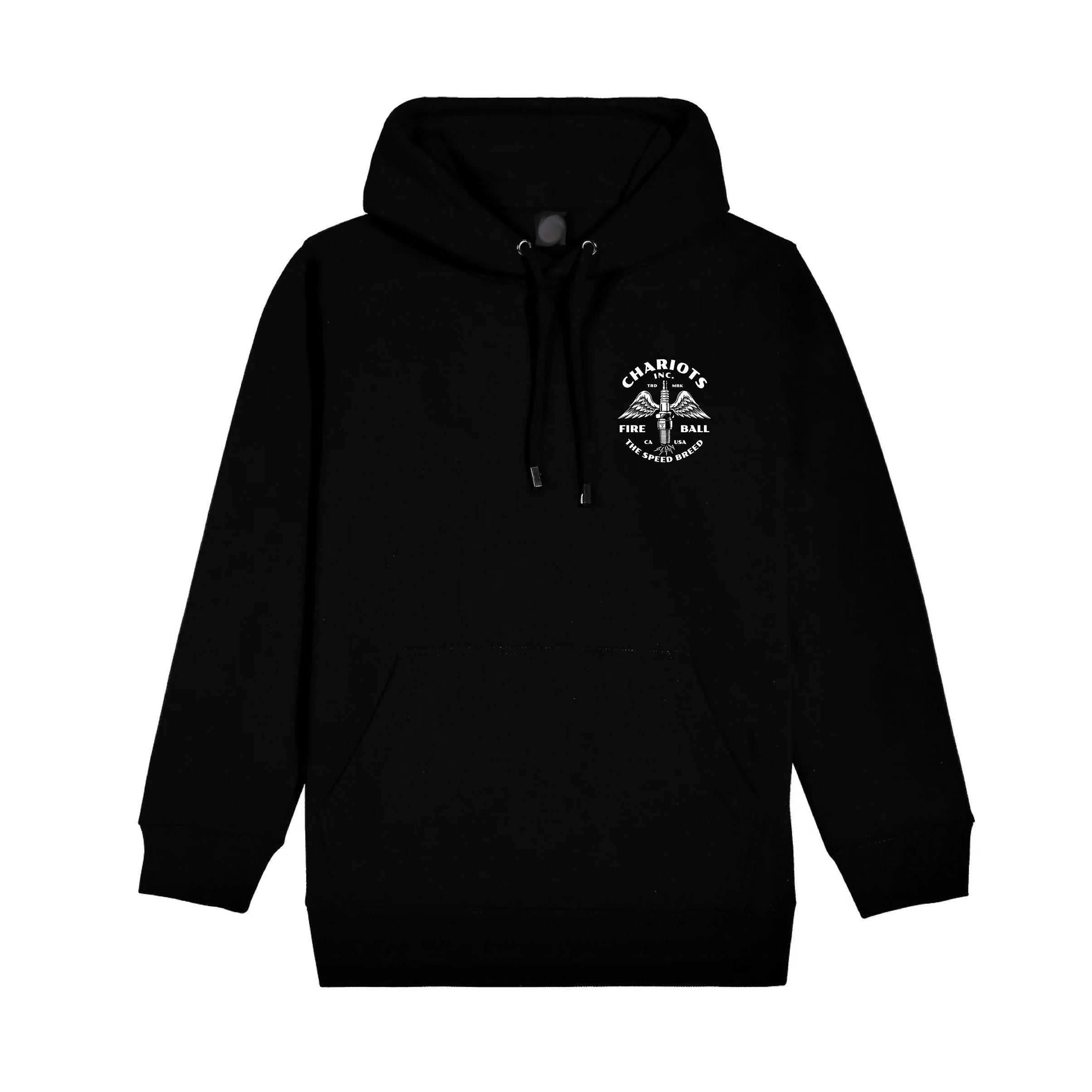 FIREBALL PREMIUM PULLOVER HOODIE (Black)