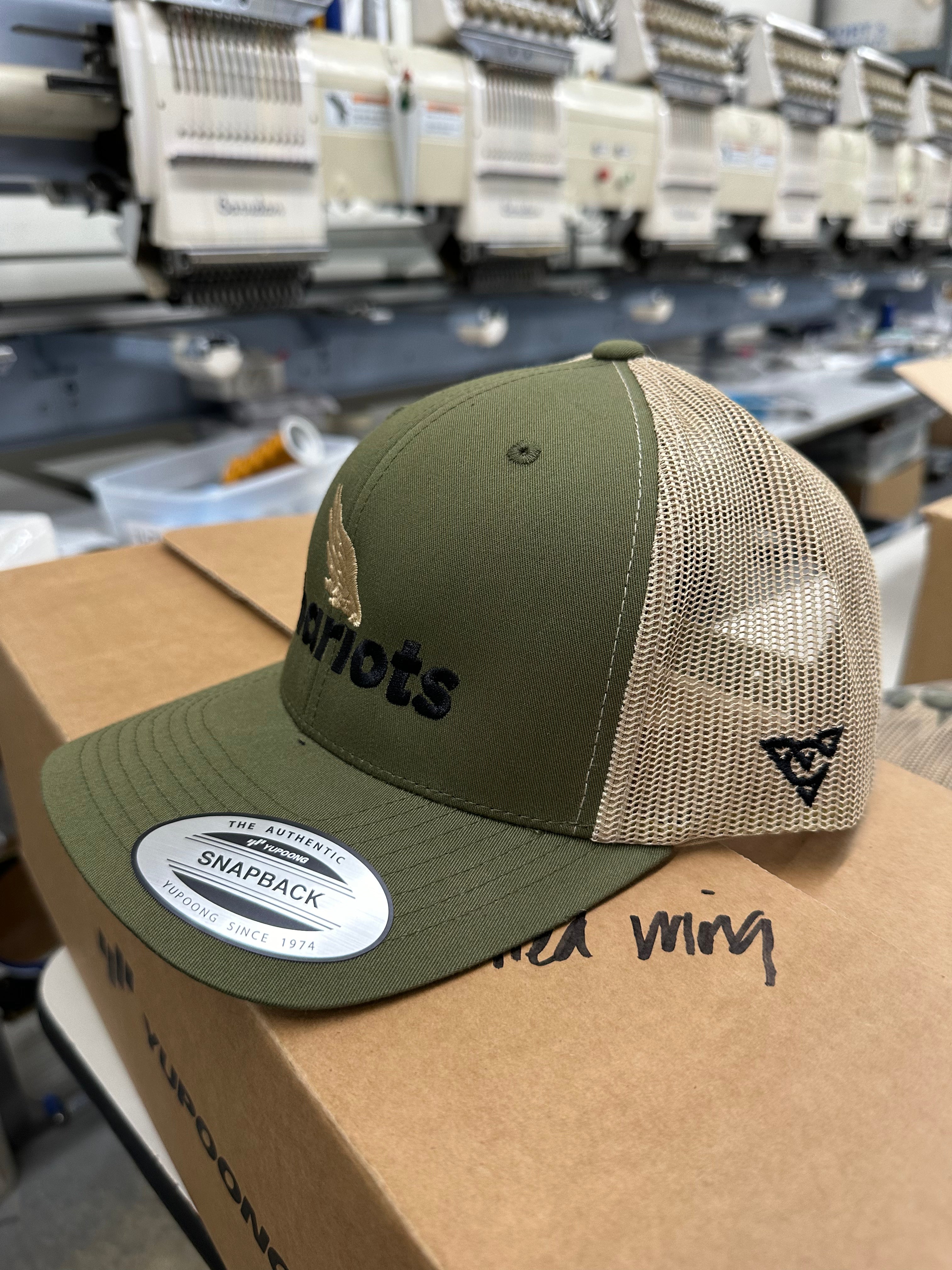 Zephyr Premium Trucker Hat (Moss/Khaki)