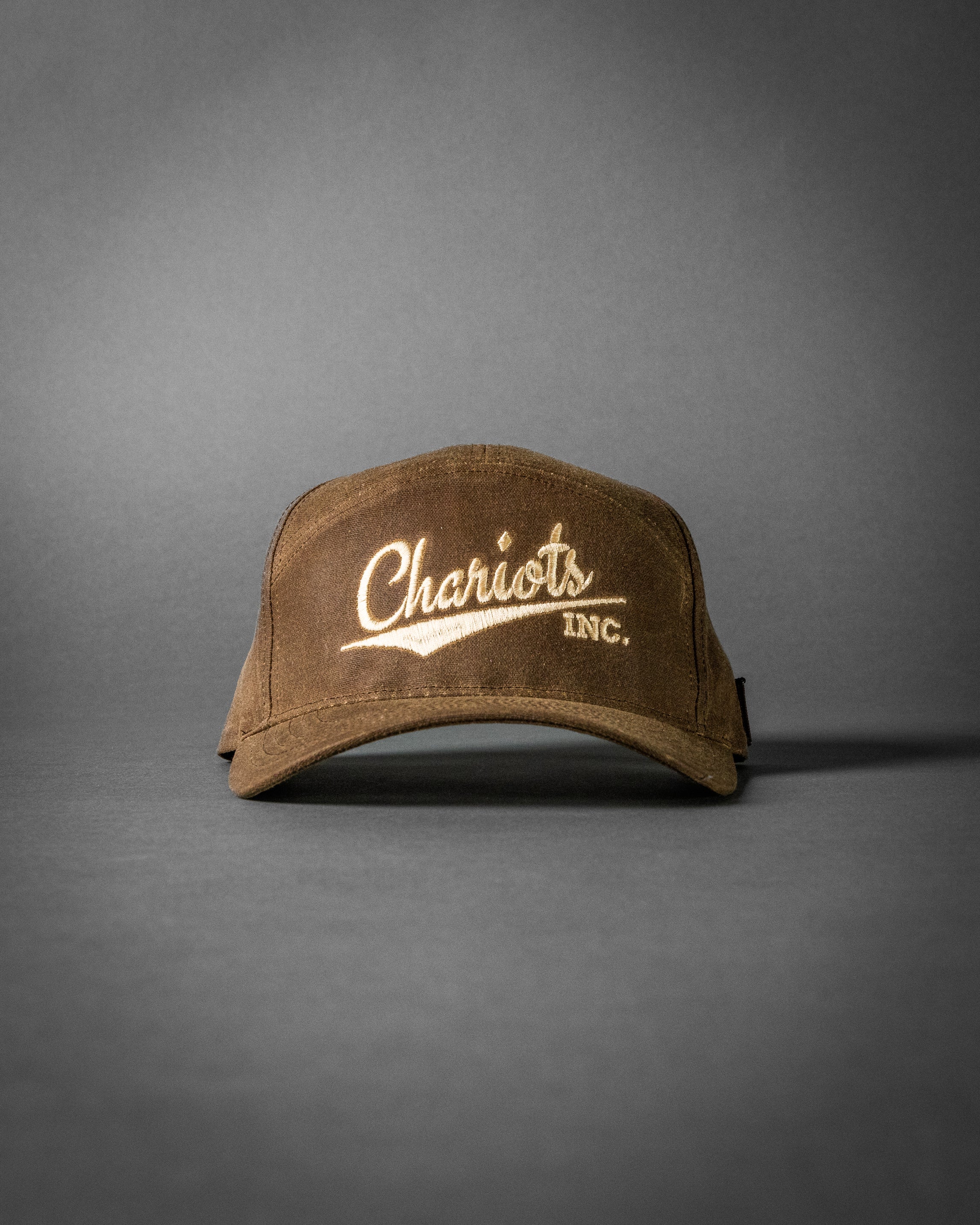 BOOSHWAY (Buck/Light Gold; Premium 7-Panel Rugged Waxed Cotton Hat)