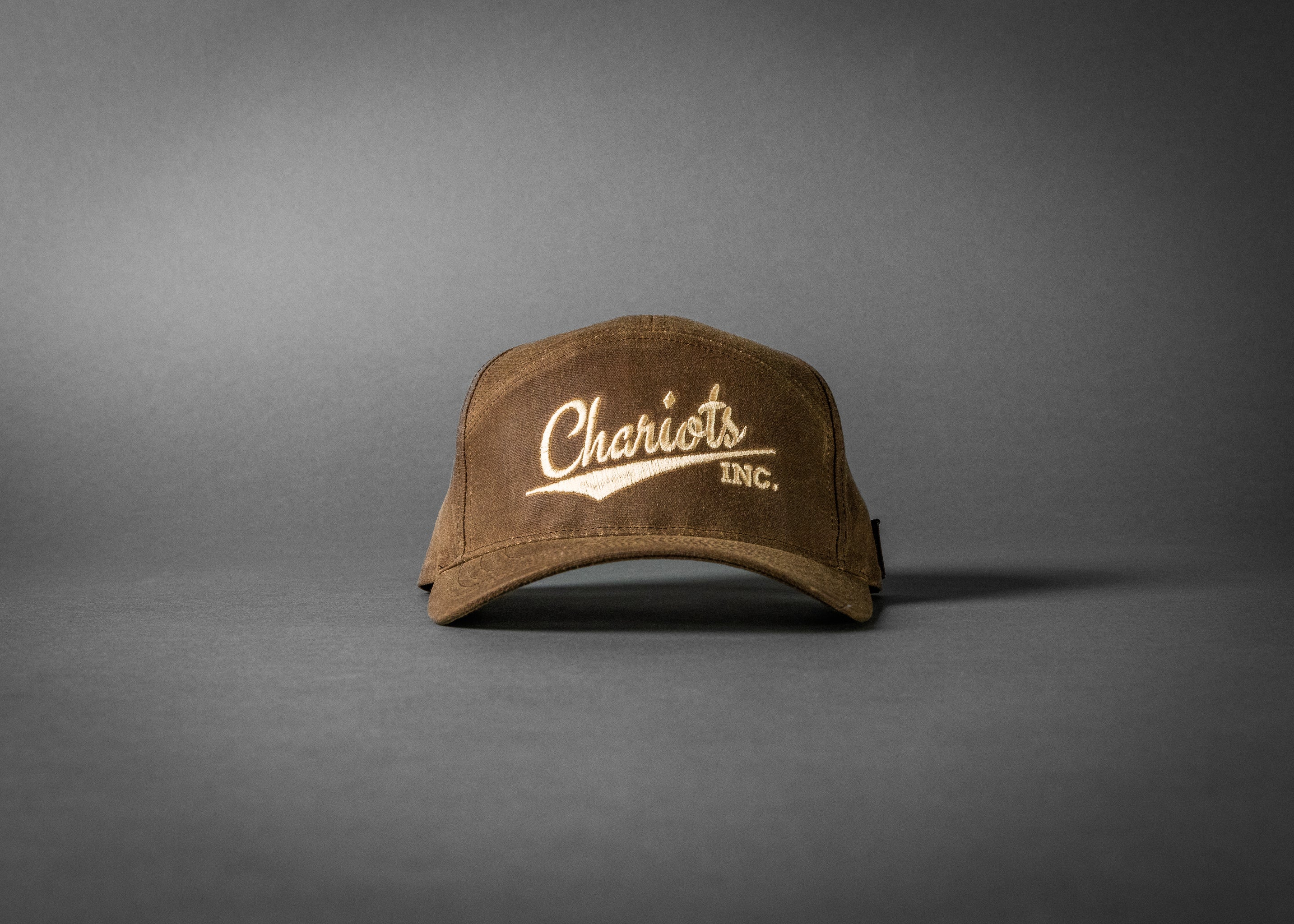 BOOSHWAY (Buck/Light Gold; Premium 7-Panel Rugged Waxed Cotton Hat)