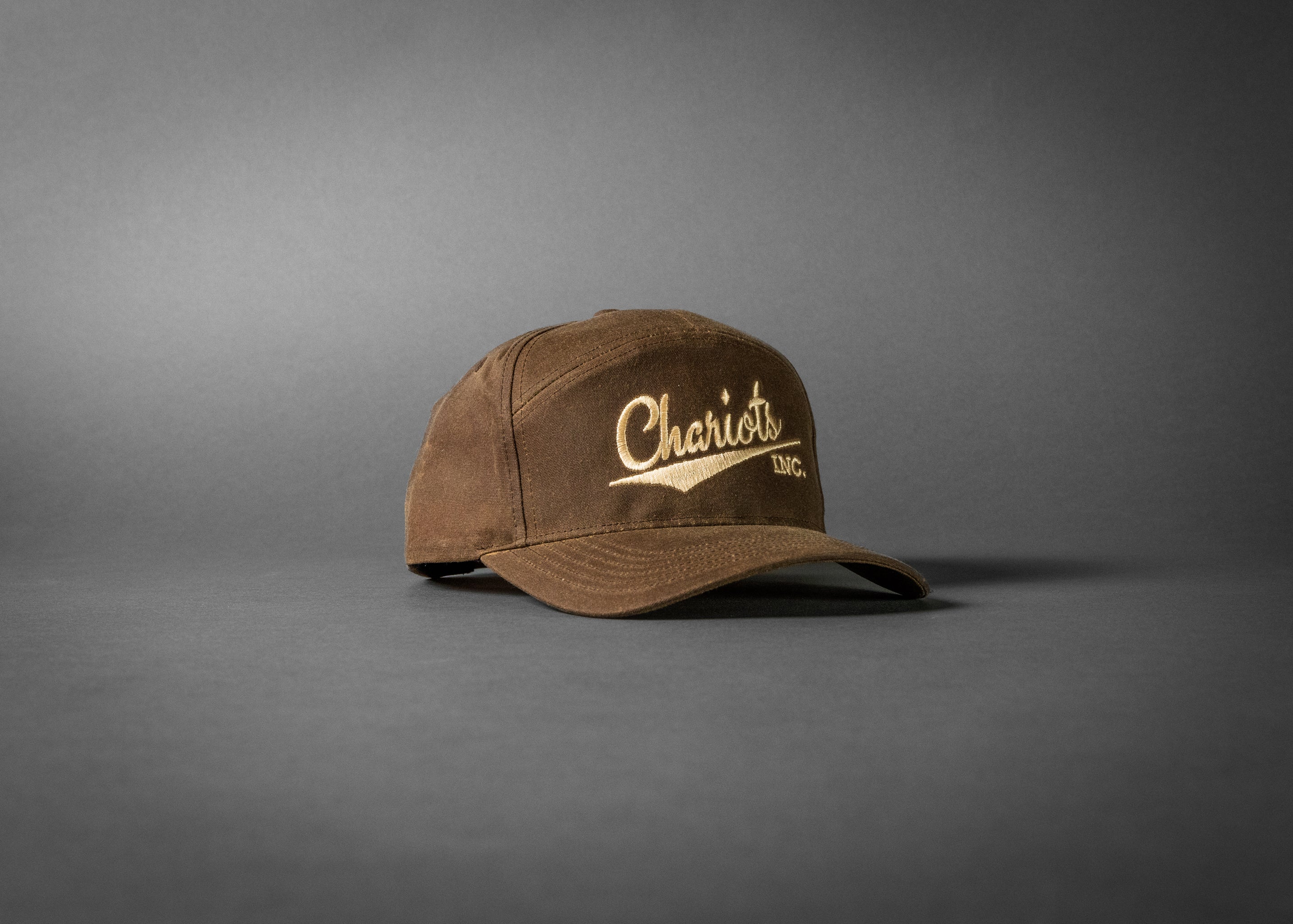 BOOSHWAY (Buck/Light Gold; Premium 7-Panel Rugged Waxed Cotton Hat)