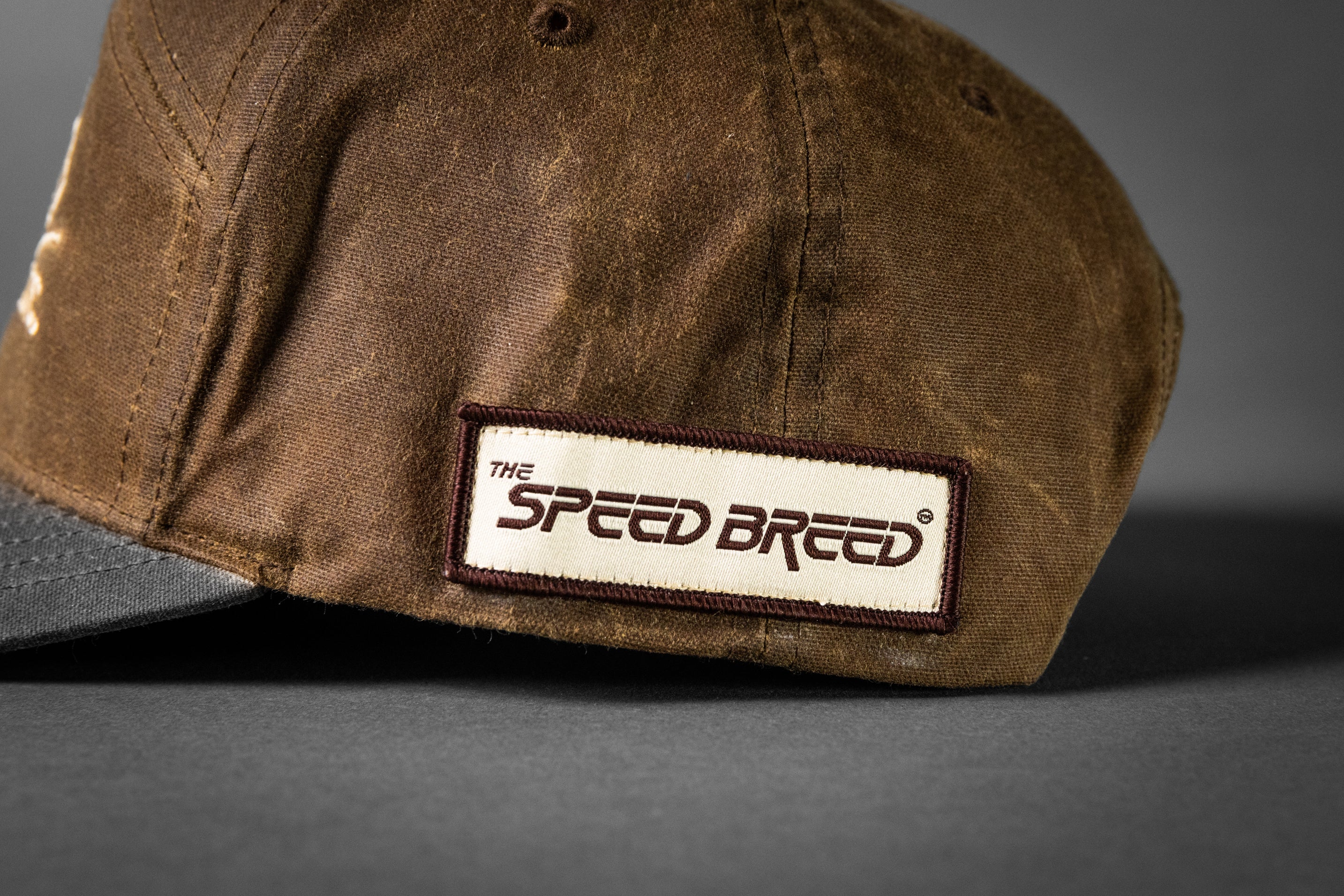 BOOSHWAY (Buck/Light Gold; Premium 7-Panel Rugged Waxed Cotton Hat)