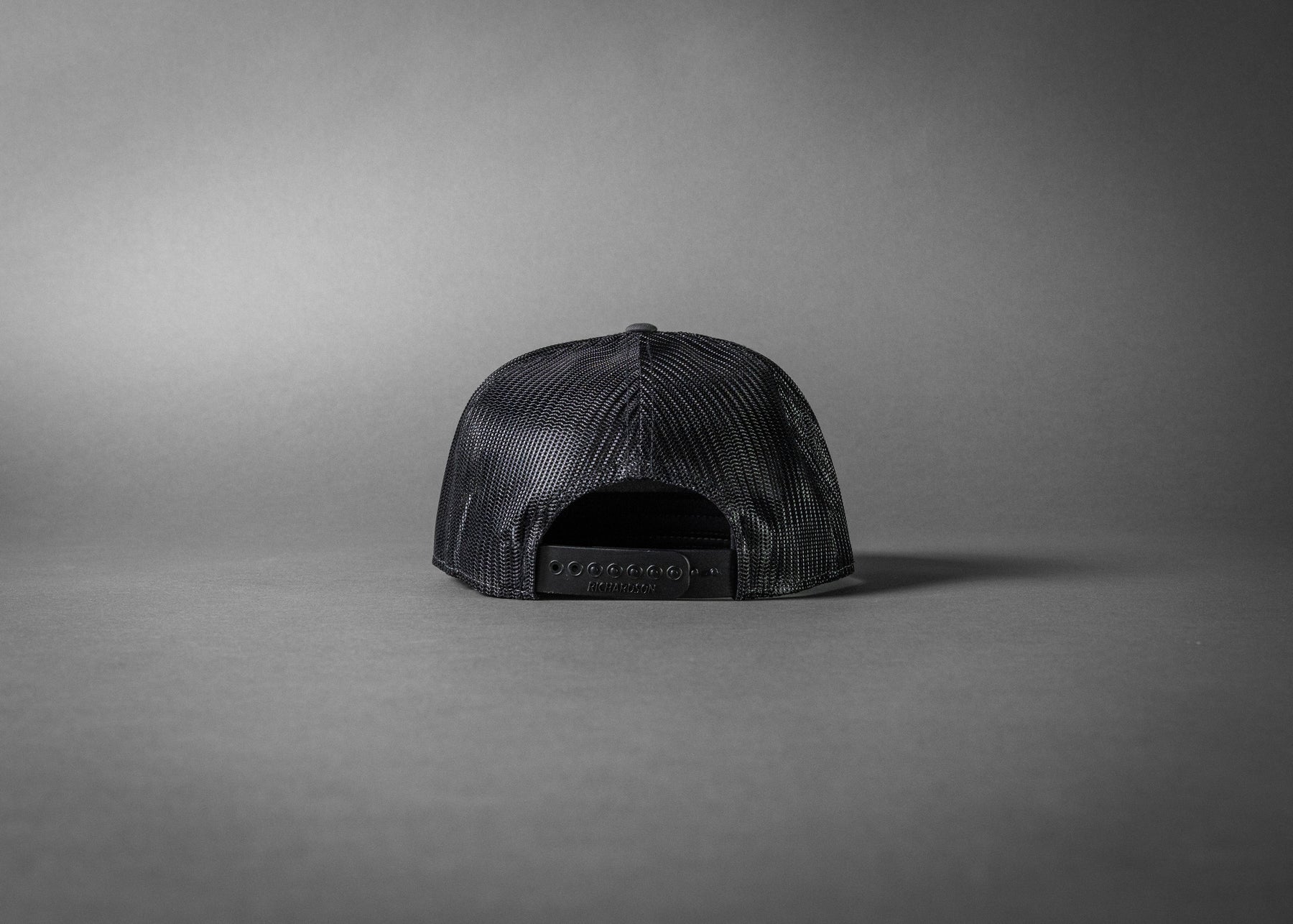ALL GAS NO BRAKE (Charcoal/Black Premium 7-Panel Trucker Hat)