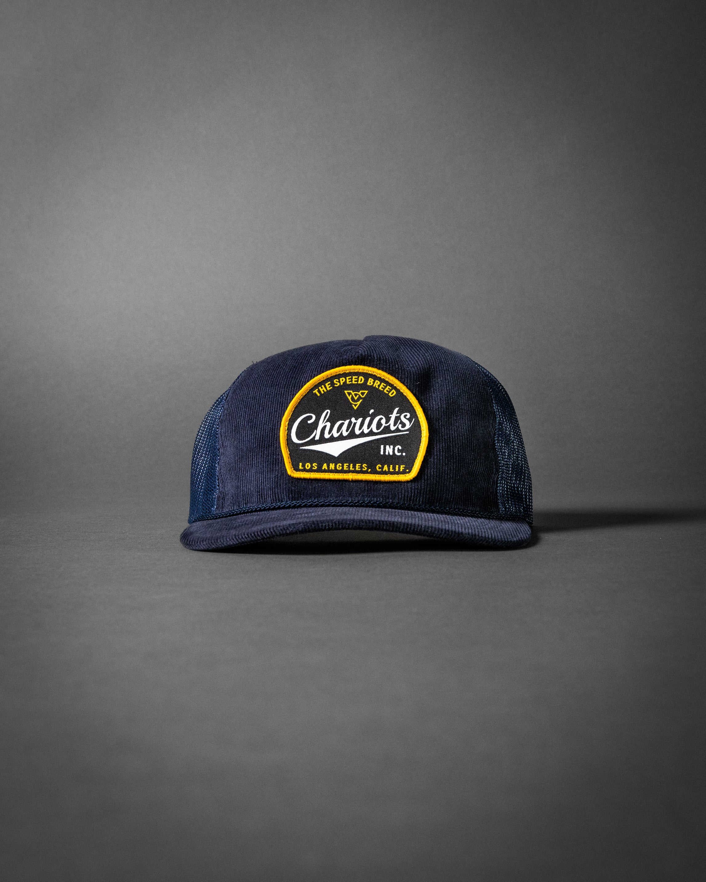 YELLOWJACKET (Navy Corduroy Trucker Hat)