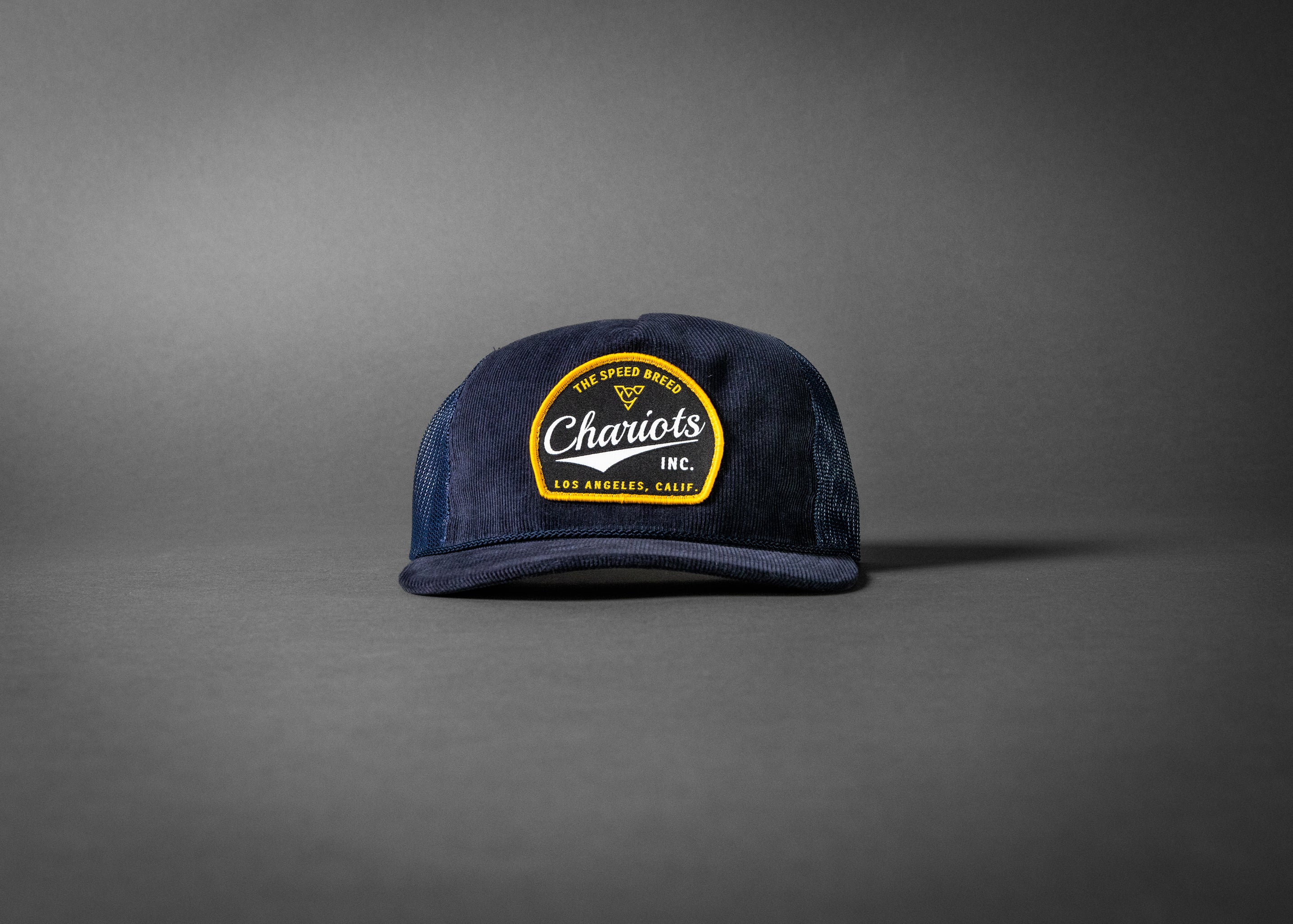 YELLOWJACKET (Navy Corduroy Trucker Hat)