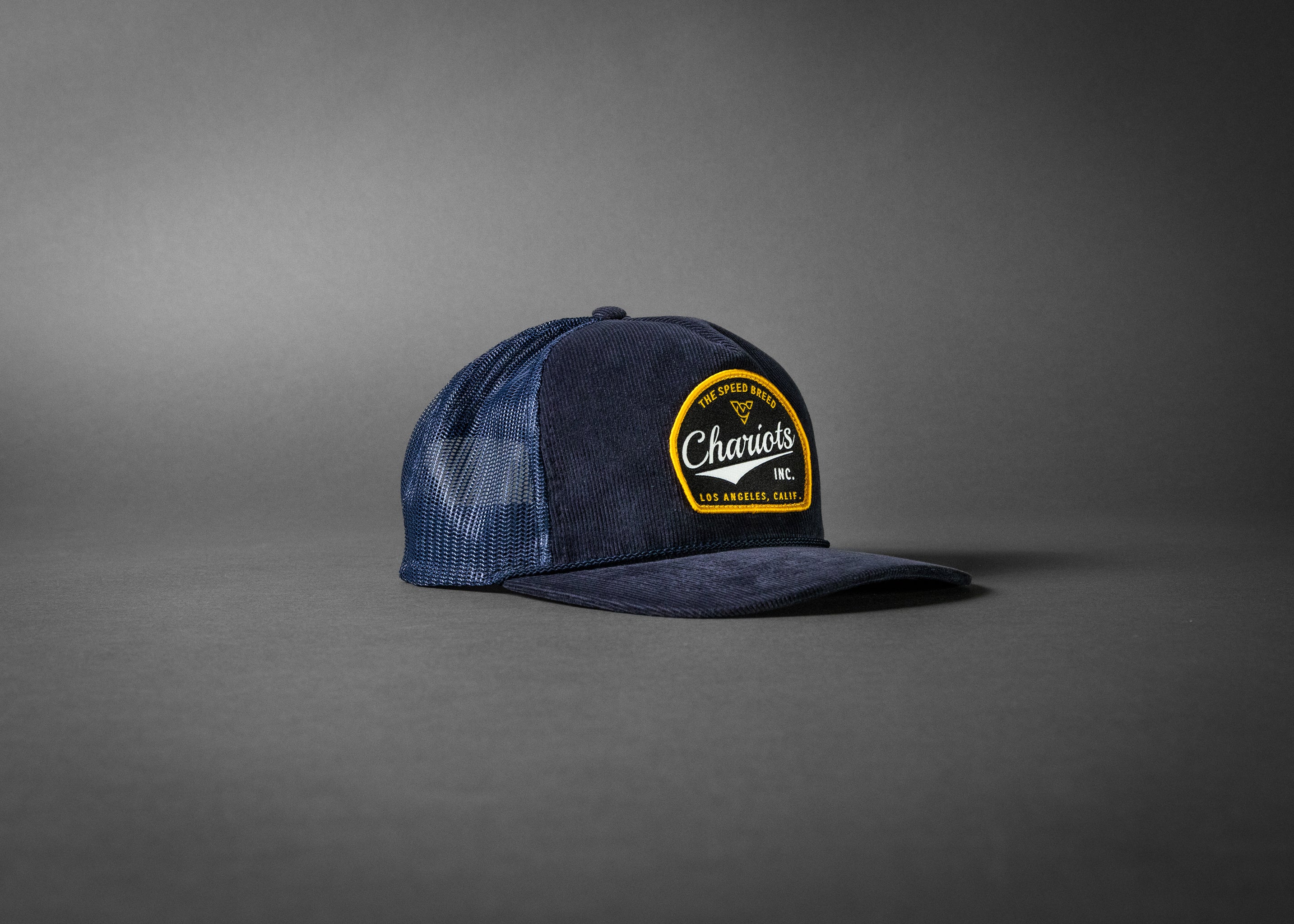 YELLOWJACKET (Navy Corduroy Trucker Hat)