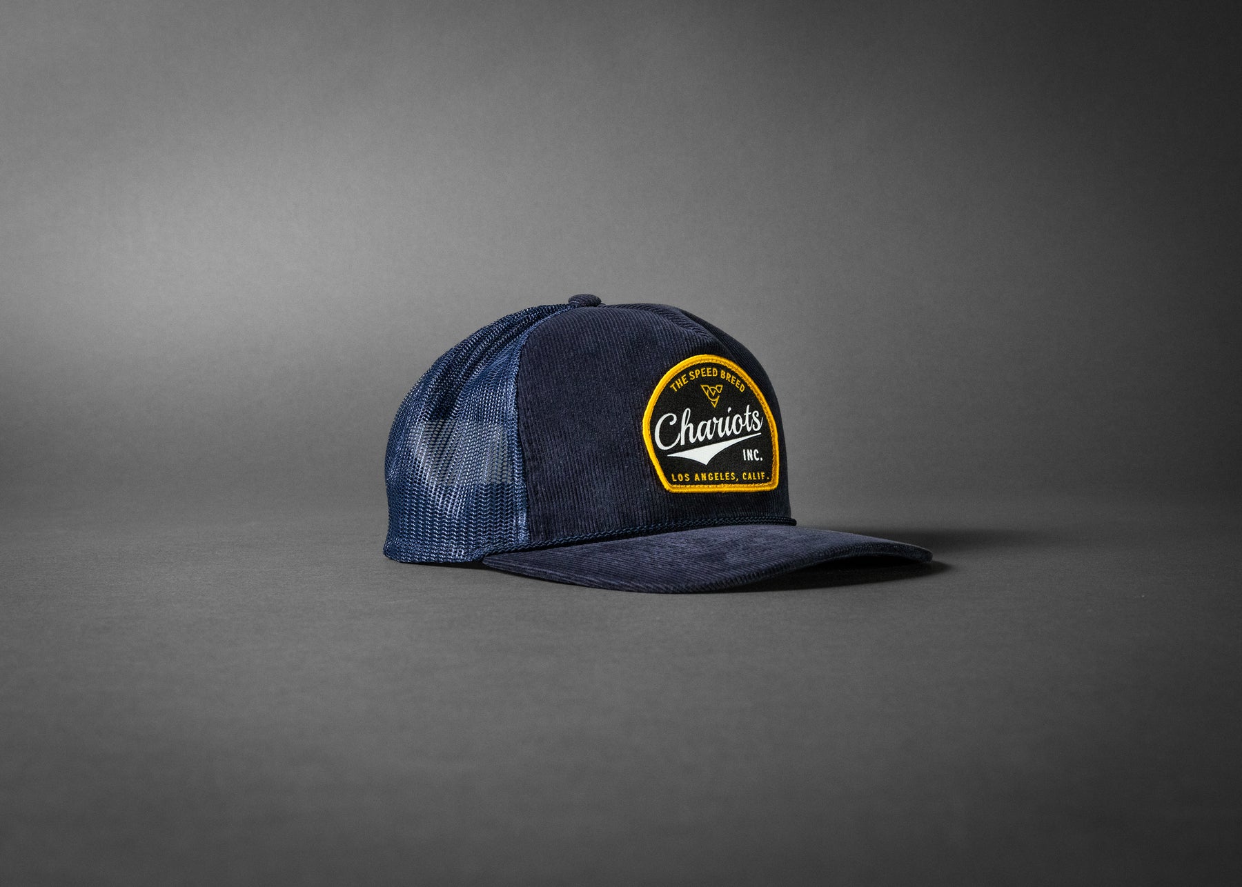 YELLOWJACKET (Navy Corduroy Trucker Hat)