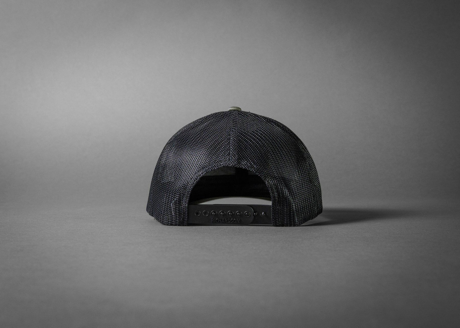 YELLOWJACKET (Green Camo/Black Wool Flat Bill Trucker Hat)