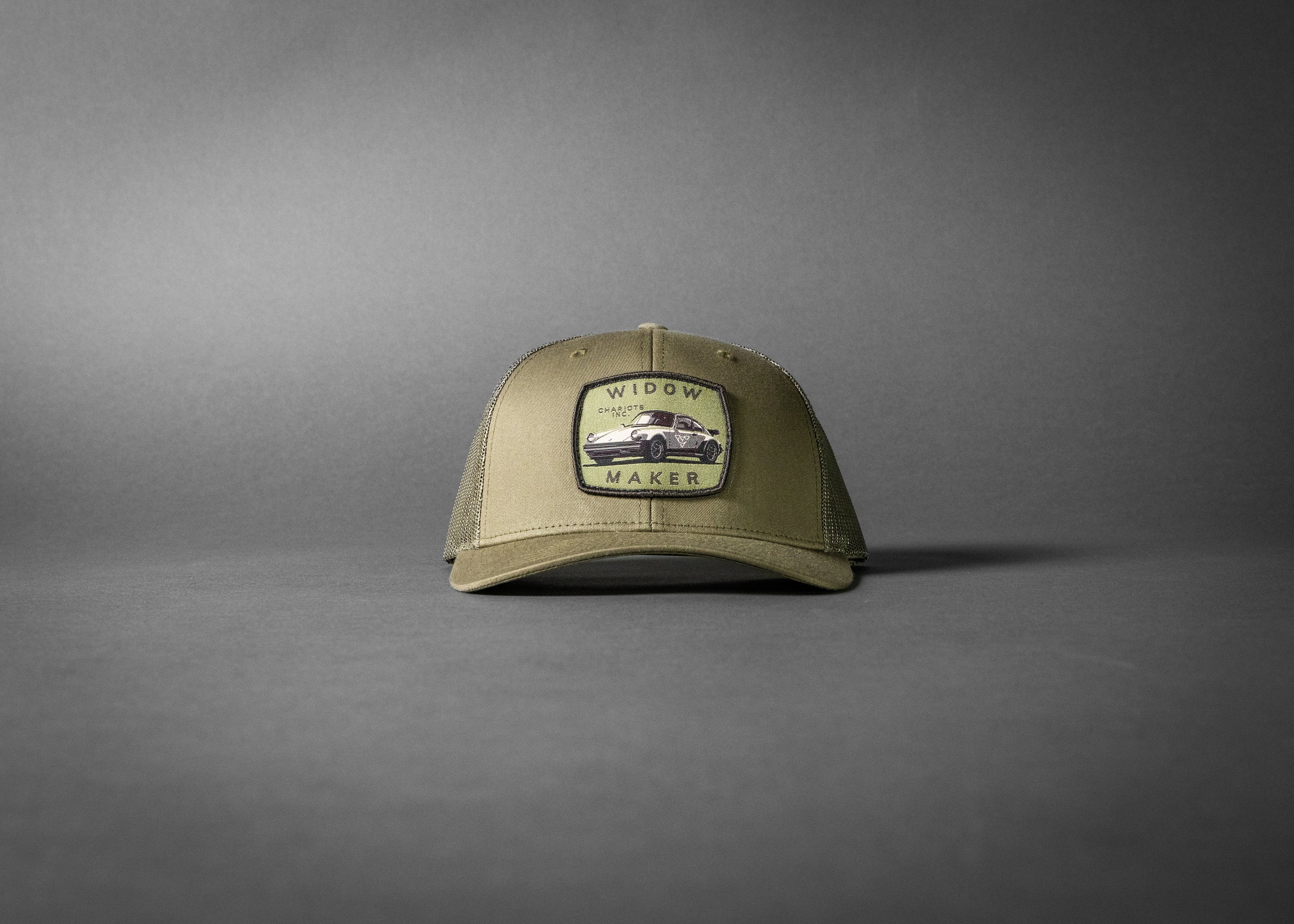 WIDOWMAKER (Loden Green Premium Trucker Hat)
