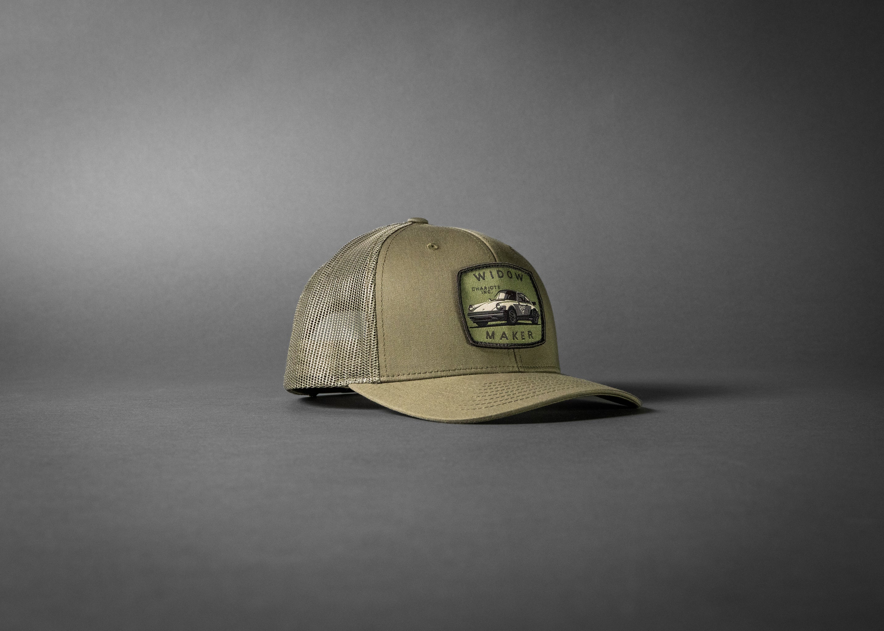 WIDOWMAKER (Loden Green Premium Trucker Hat)