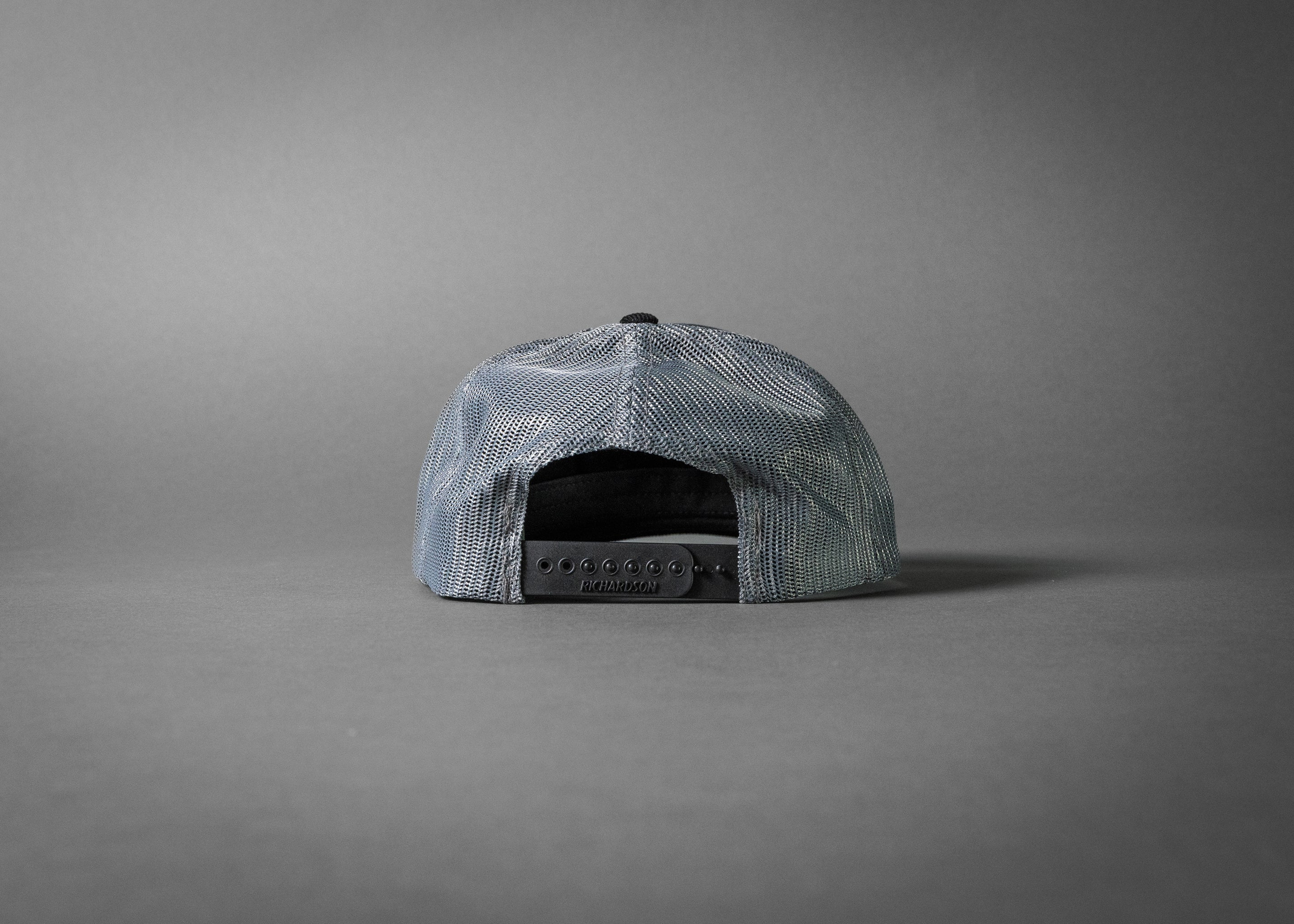 PARTY OF ONE (Black/Charcoal Corduroy Trucker Hat)