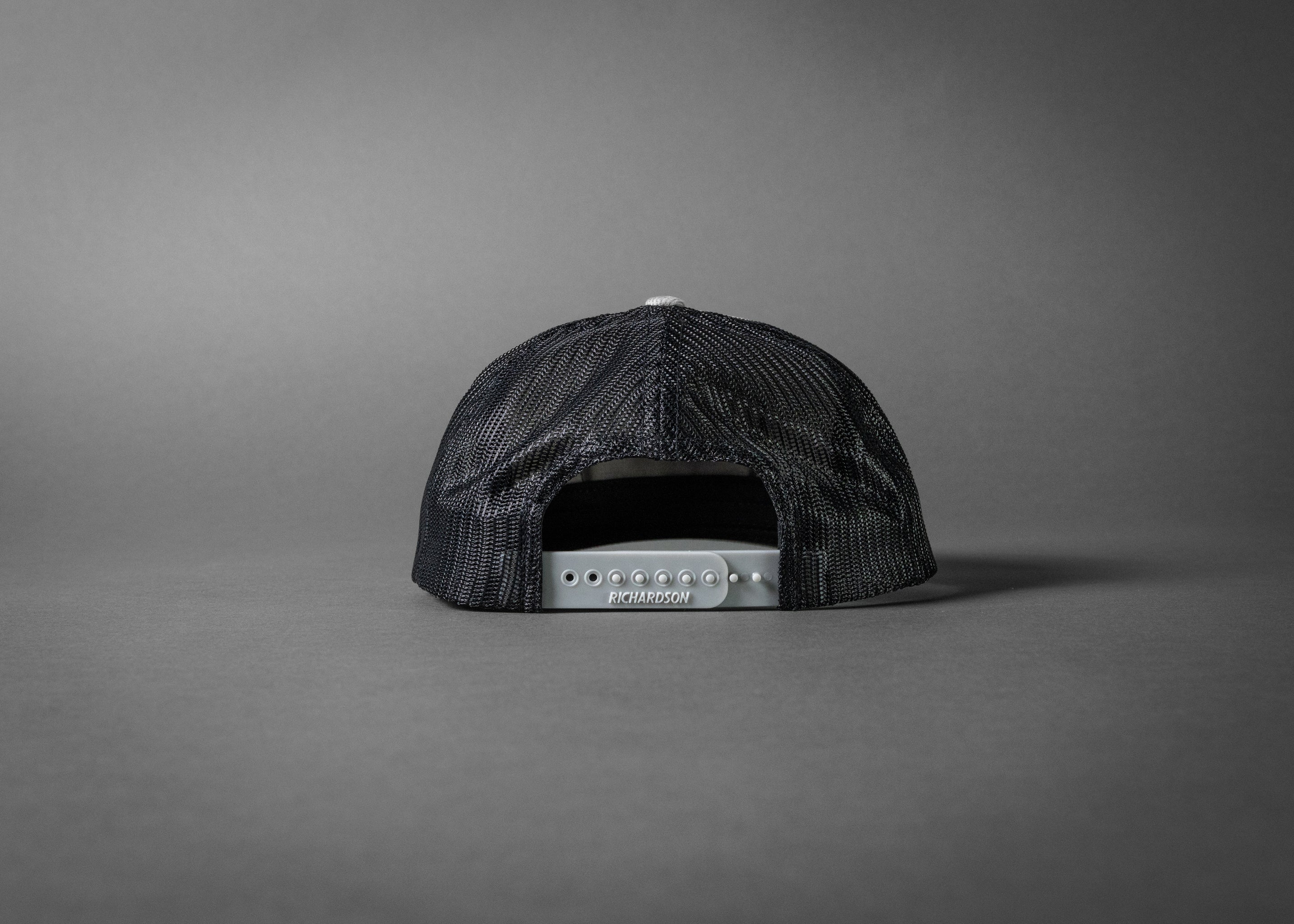 PARTY OF ONE (Light Grey/Black Corduroy Trucker Hat)