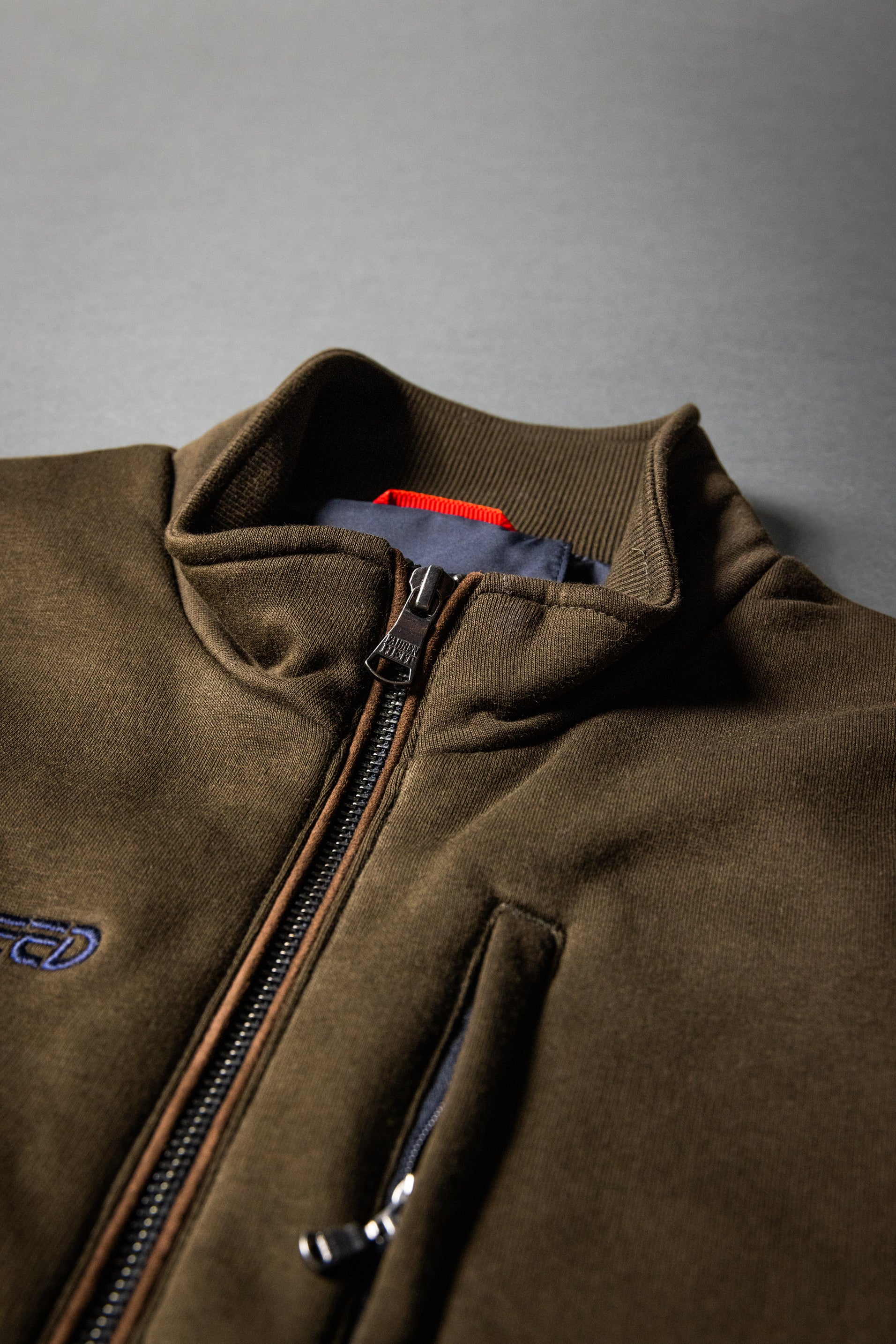 SPEED BREED PREMIUM FULL-ZIP VEST (Olive Green/Navy)