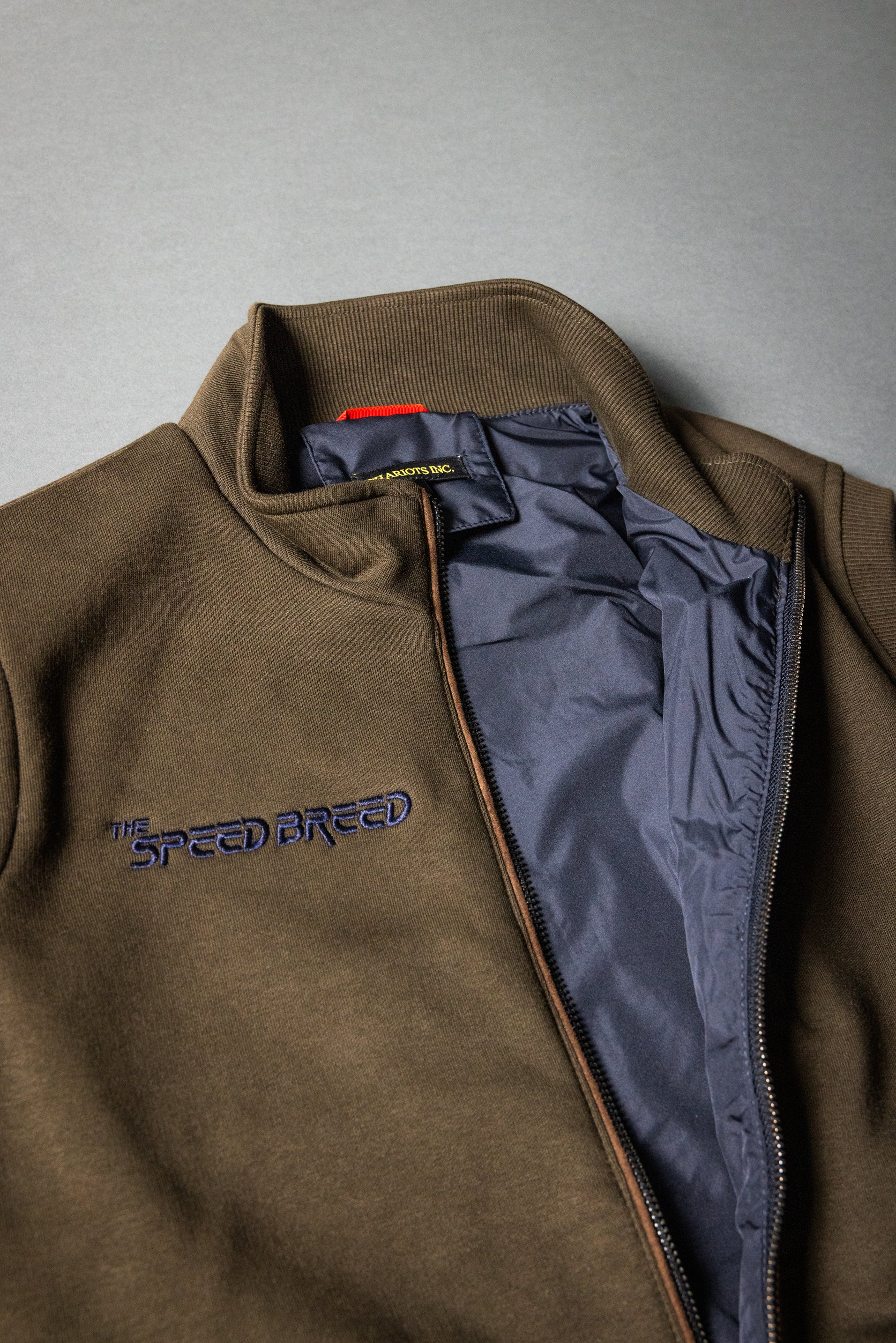 SPEED BREED PREMIUM FULL-ZIP VEST (Olive Green/Navy)