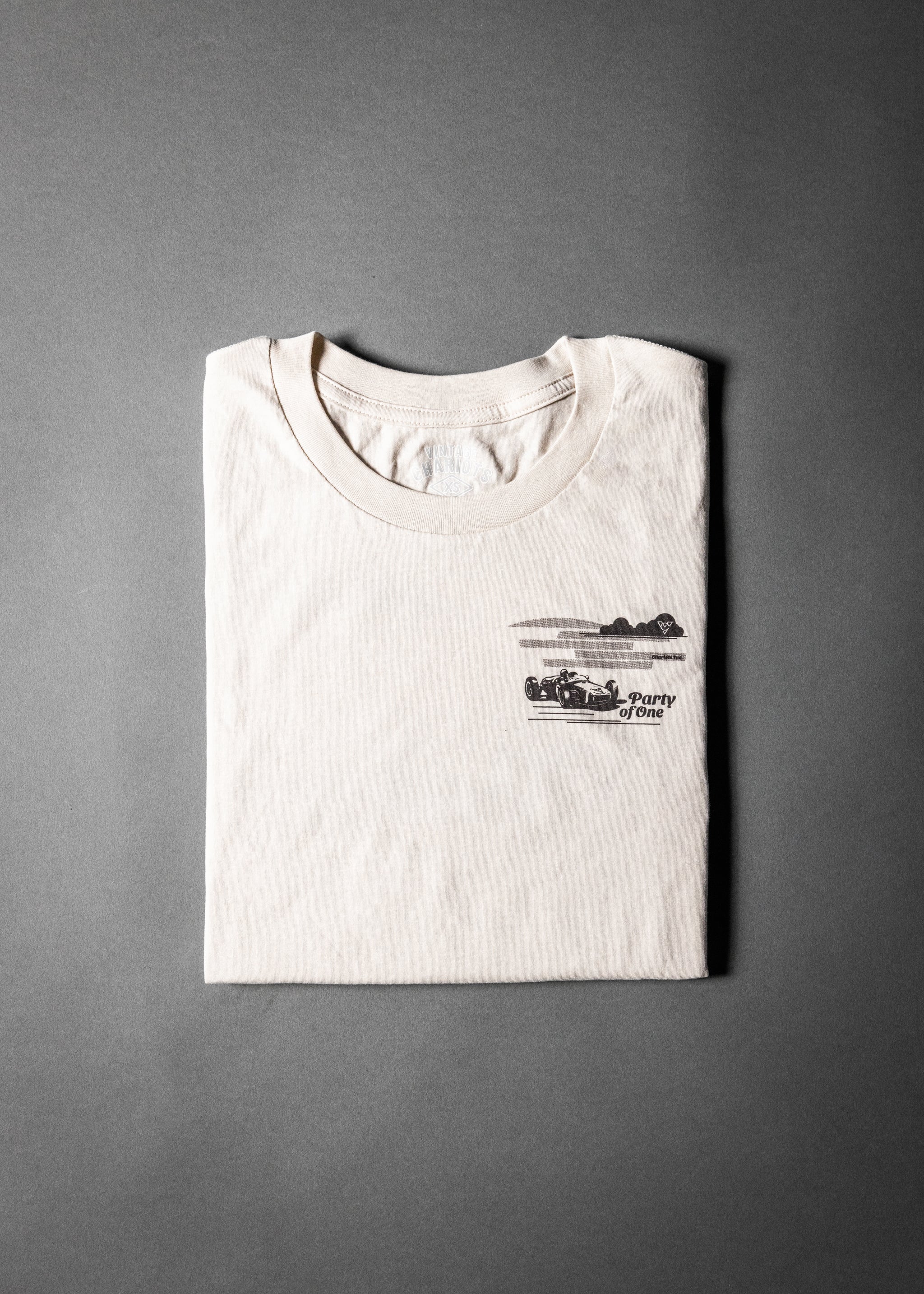 PARTY OF ONE WOMENS BOYFRIEND TEE (Bone)