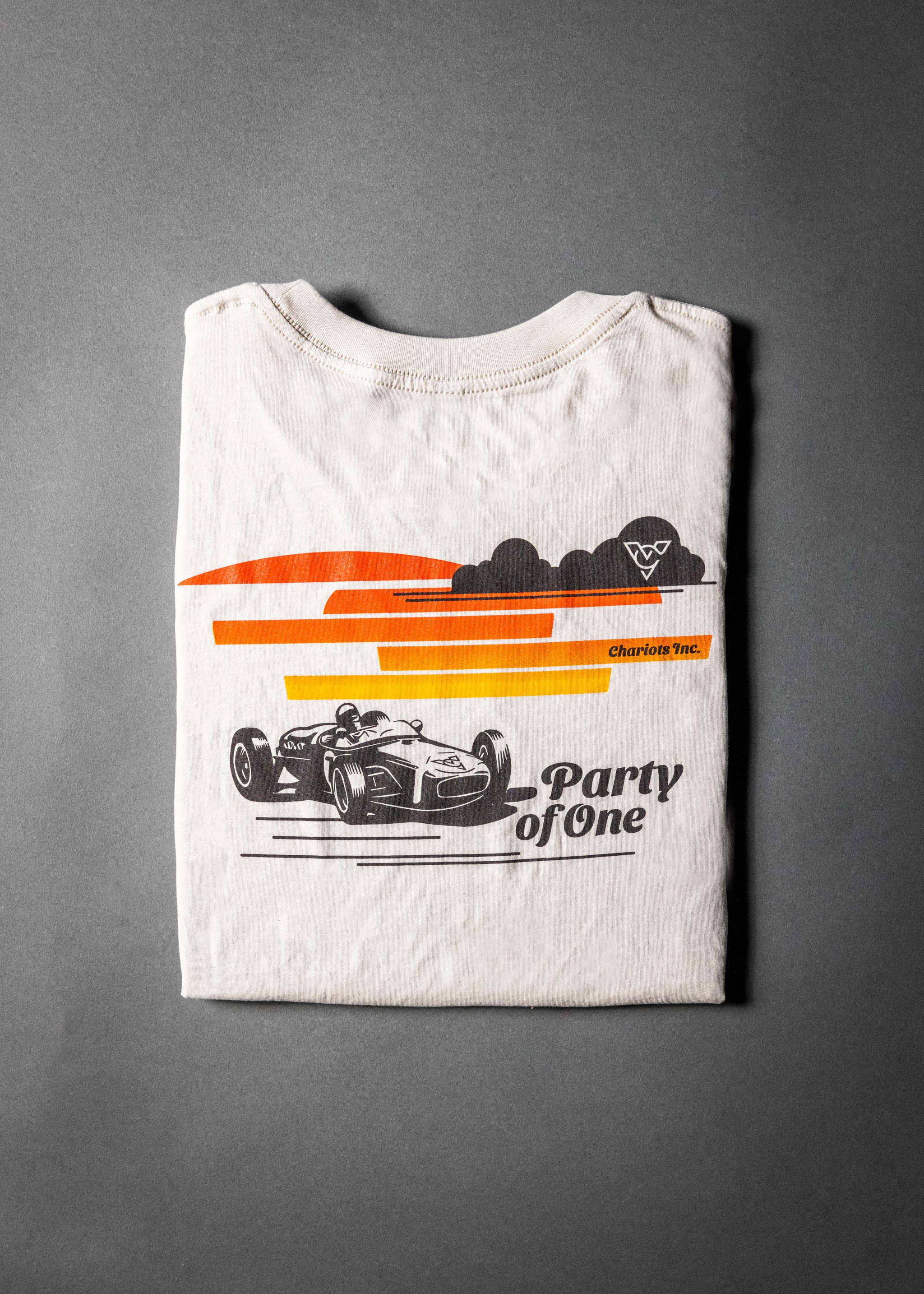 PARTY OF ONE WOMENS BOYFRIEND TEE (Bone)