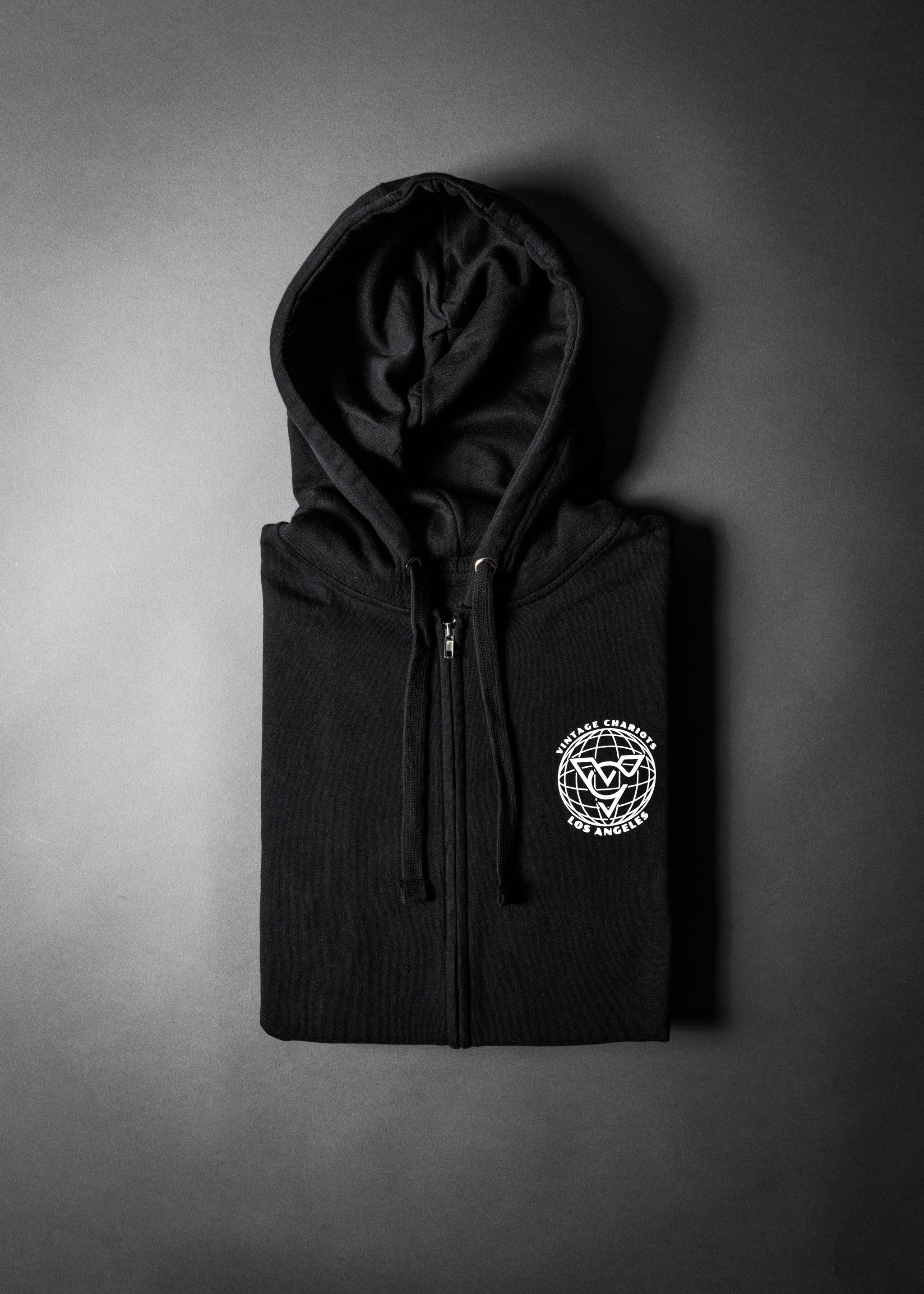 COBRA RACING UNISEX PREMIUM FULL-ZIP HOODIE (Black)