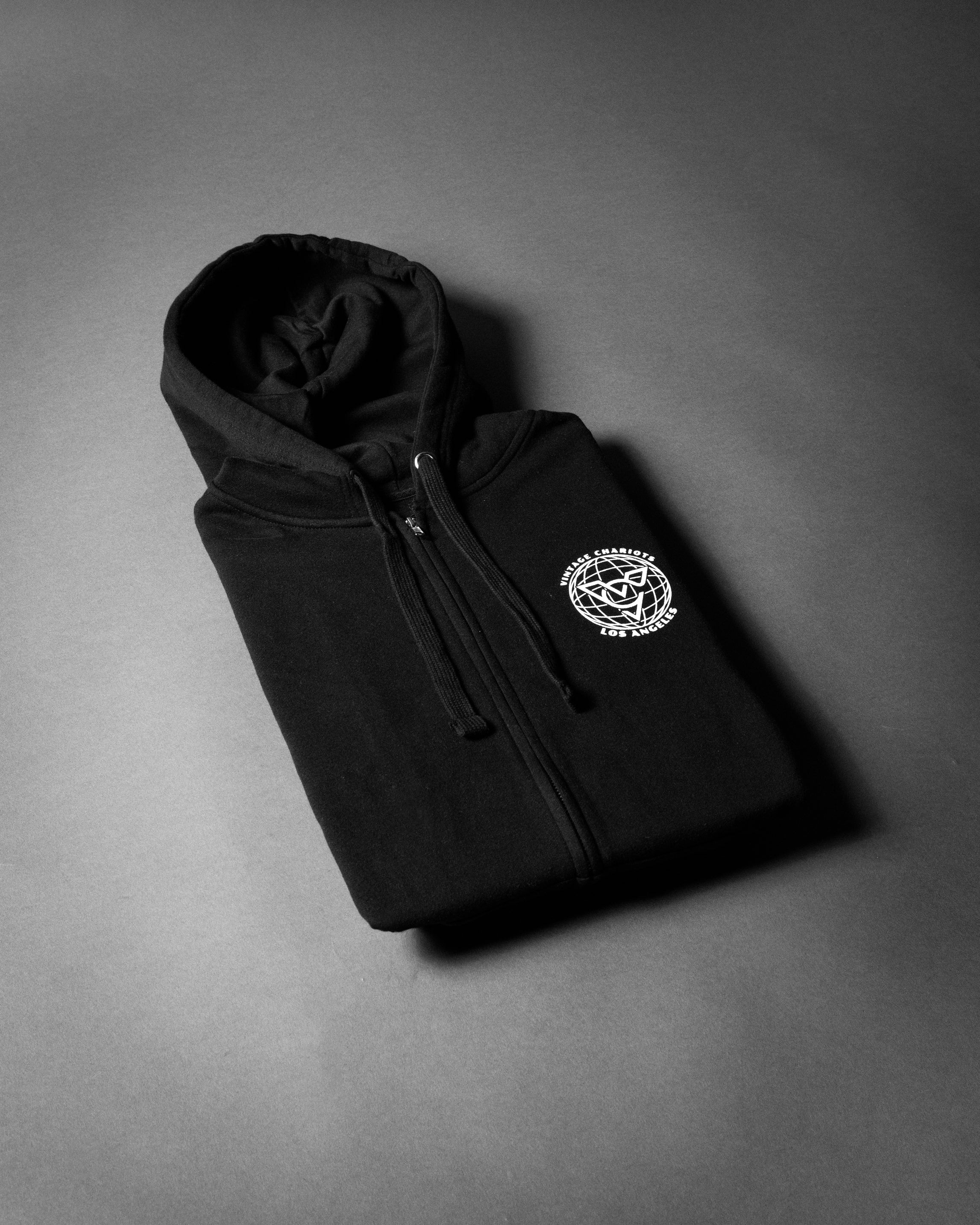 COBRA RACING UNISEX PREMIUM FULL-ZIP HOODIE (Black)