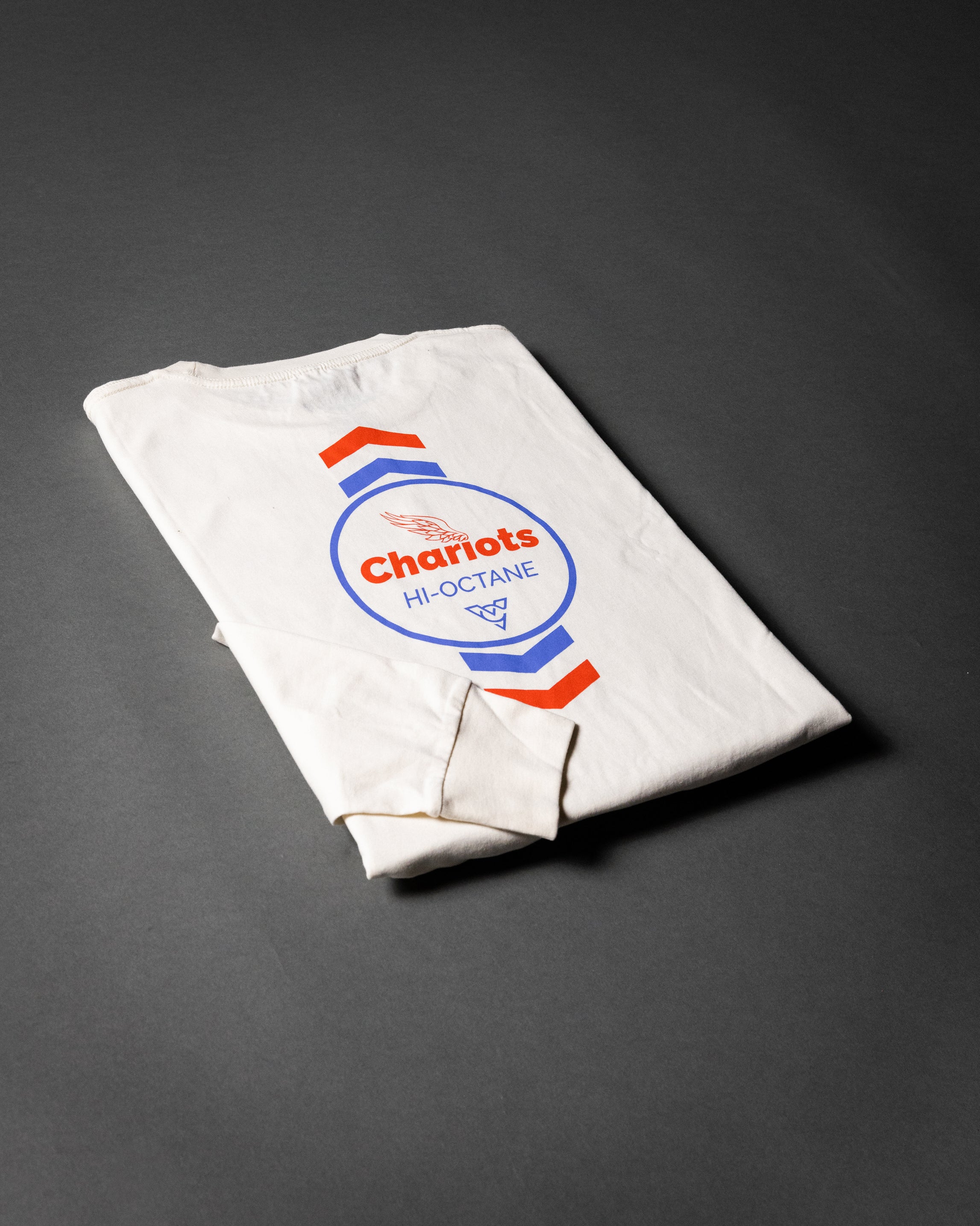 CHEVRON HI OCTANE LONG SLEEVE TEE (Vintage White)