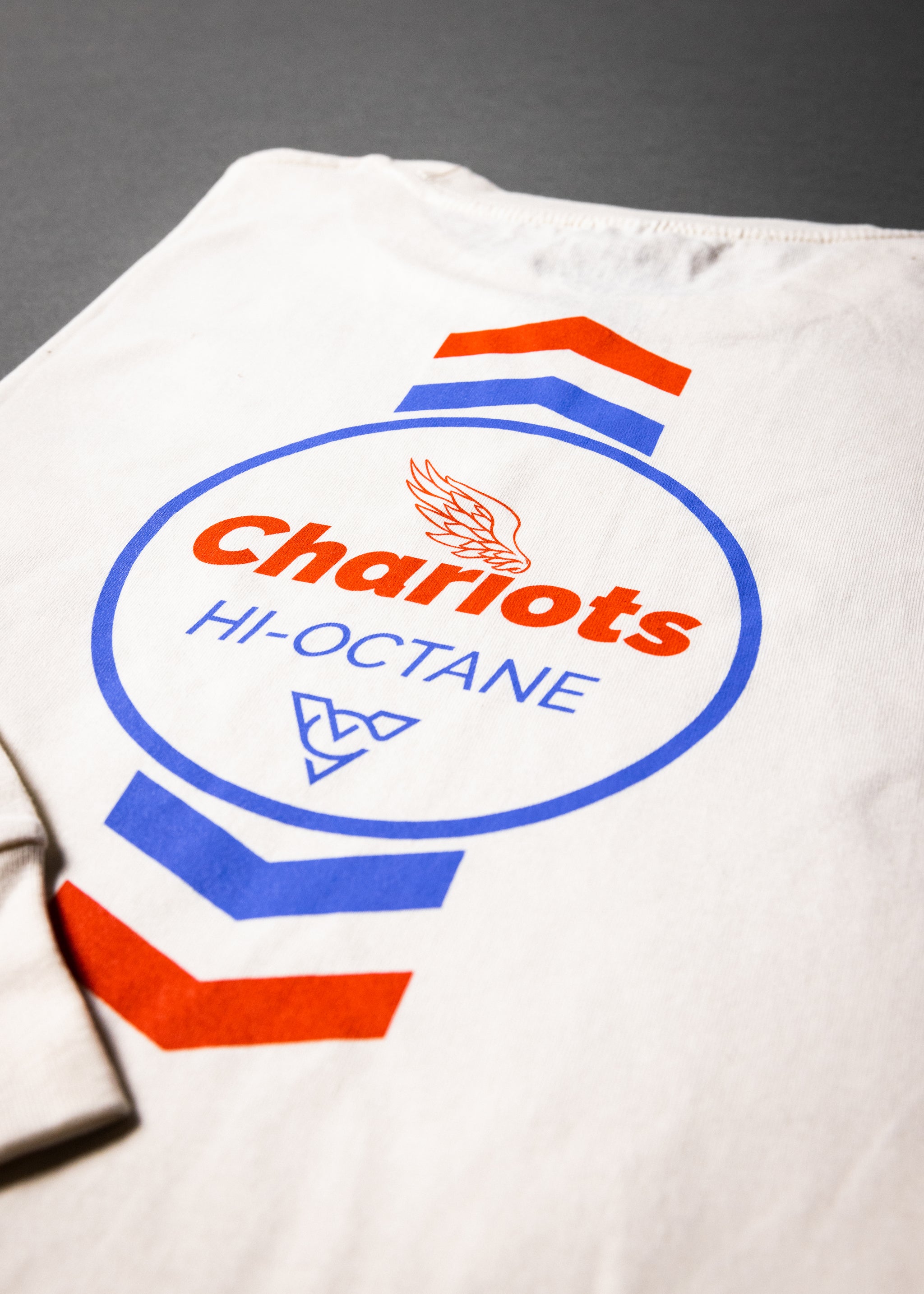 CHEVRON HI OCTANE LONG SLEEVE TEE (Vintage White)
