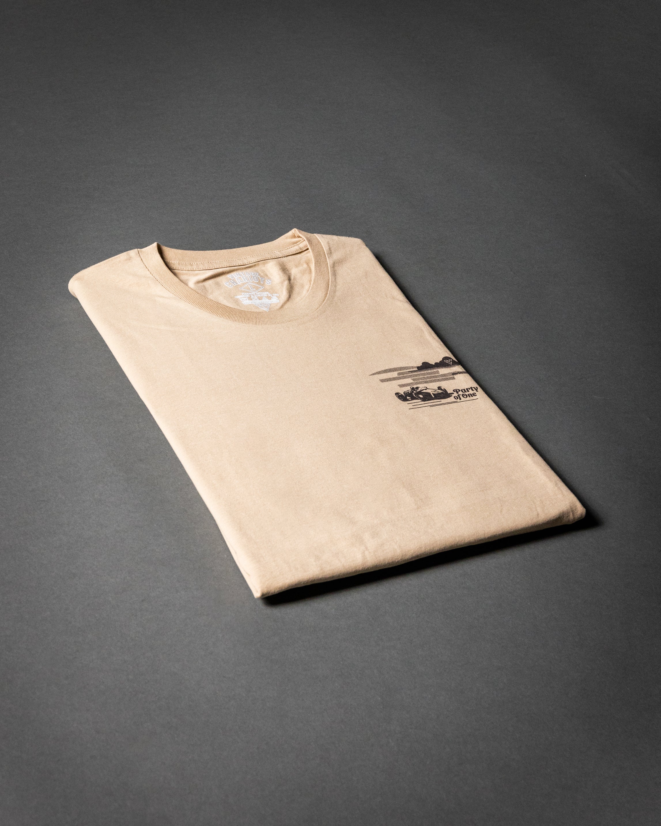 PARTY OF ONE TEE (Sand)
