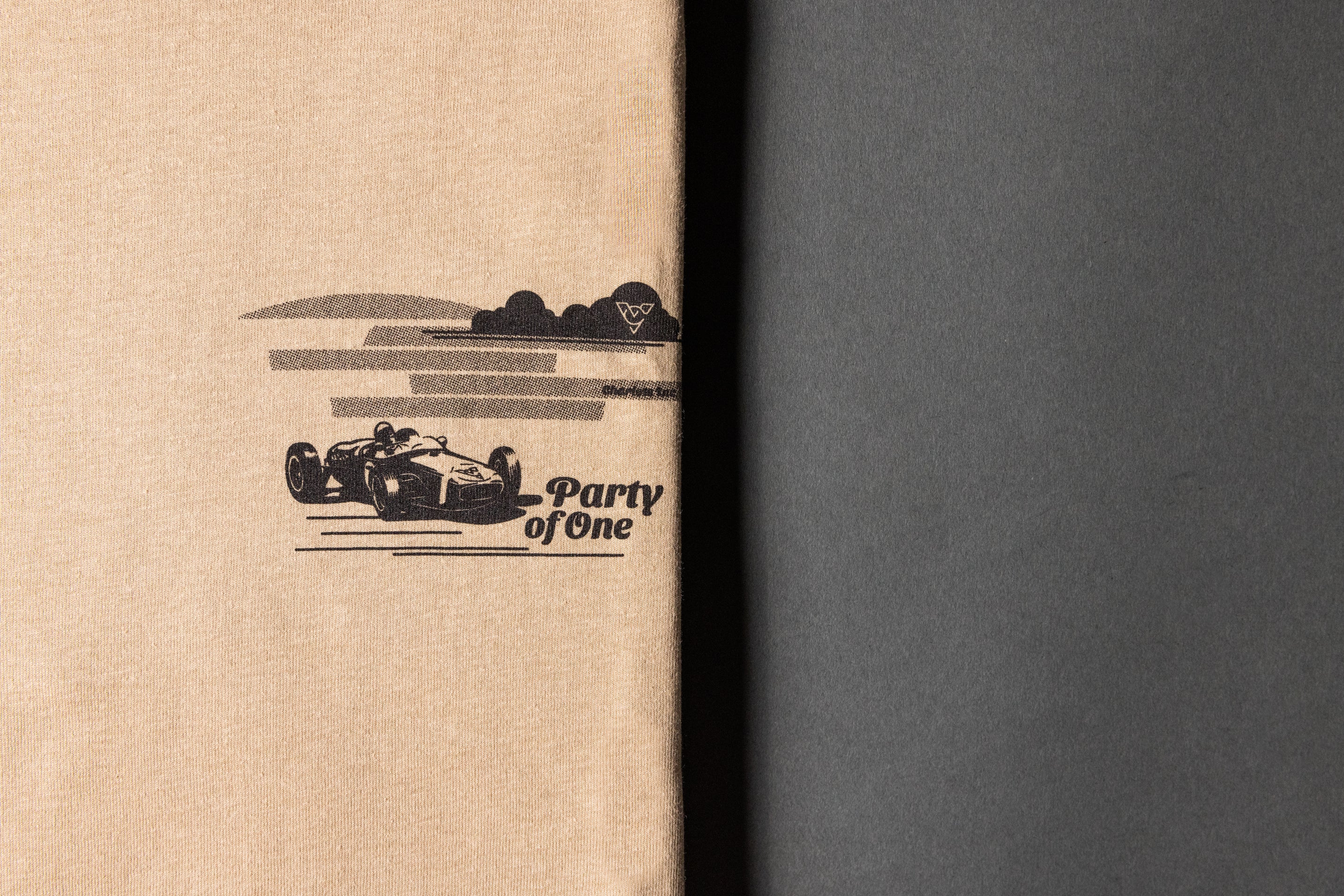 PARTY OF ONE TEE (Sand)