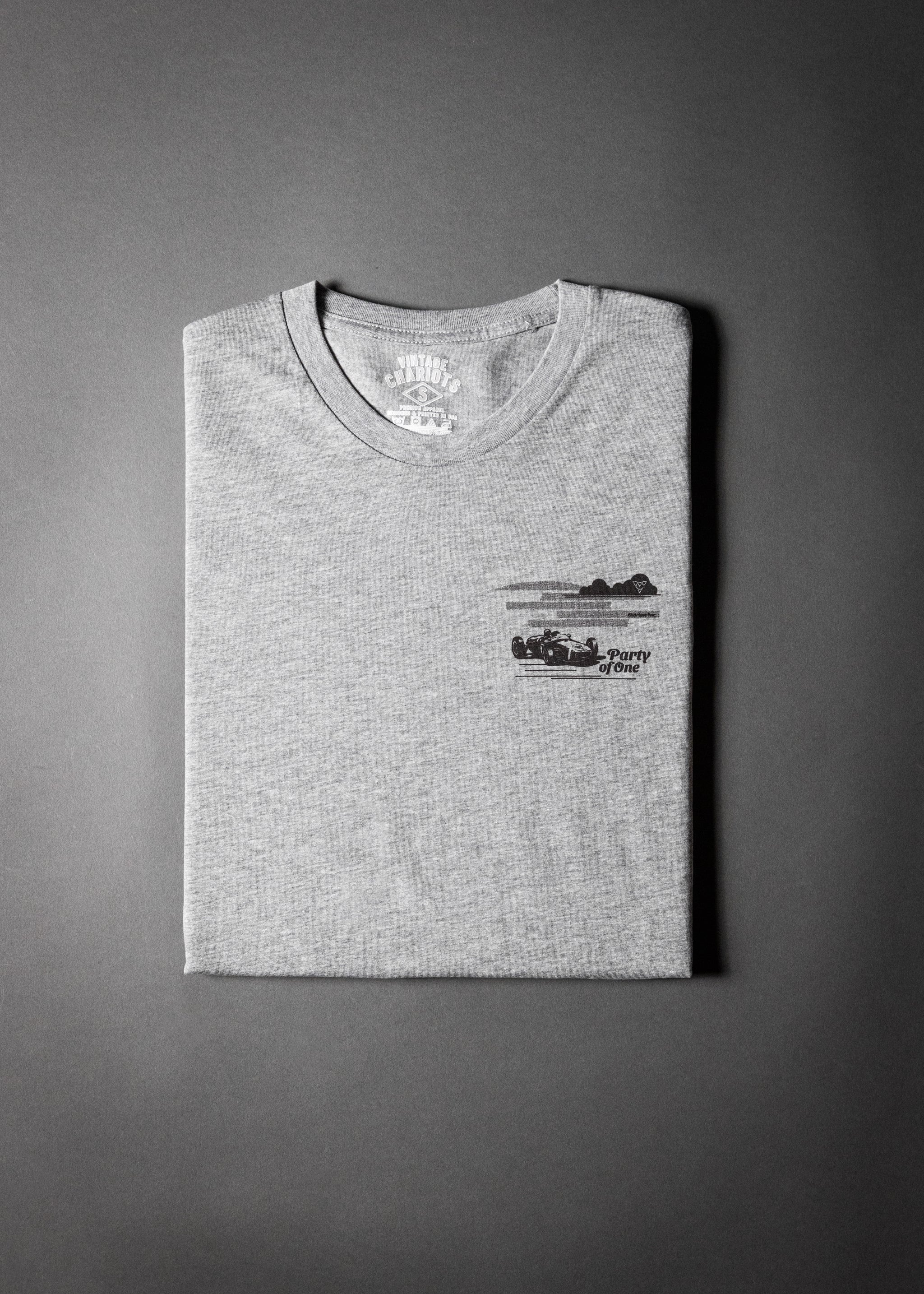 PARTY OF ONE TEE (Athletic Heather)