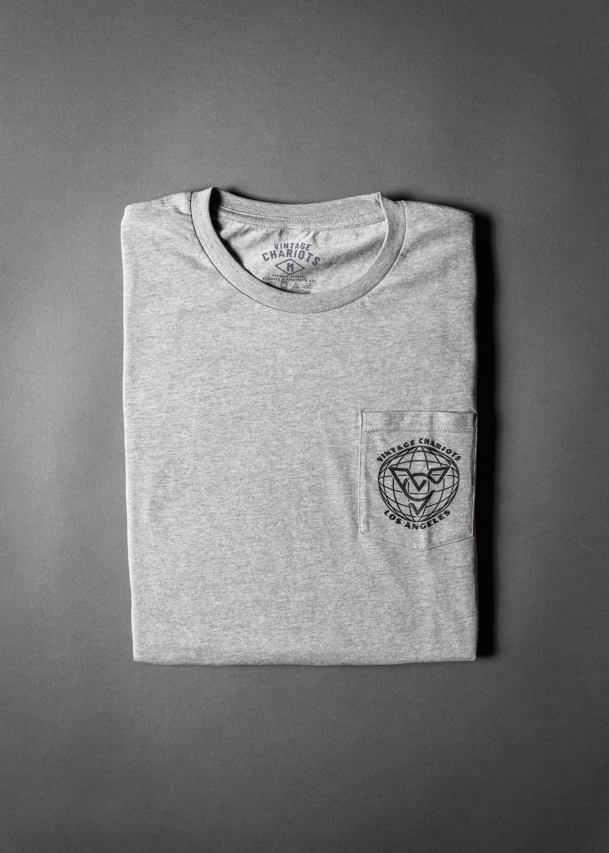 COBRA RACING POCKET TEE (Carbon Grey)