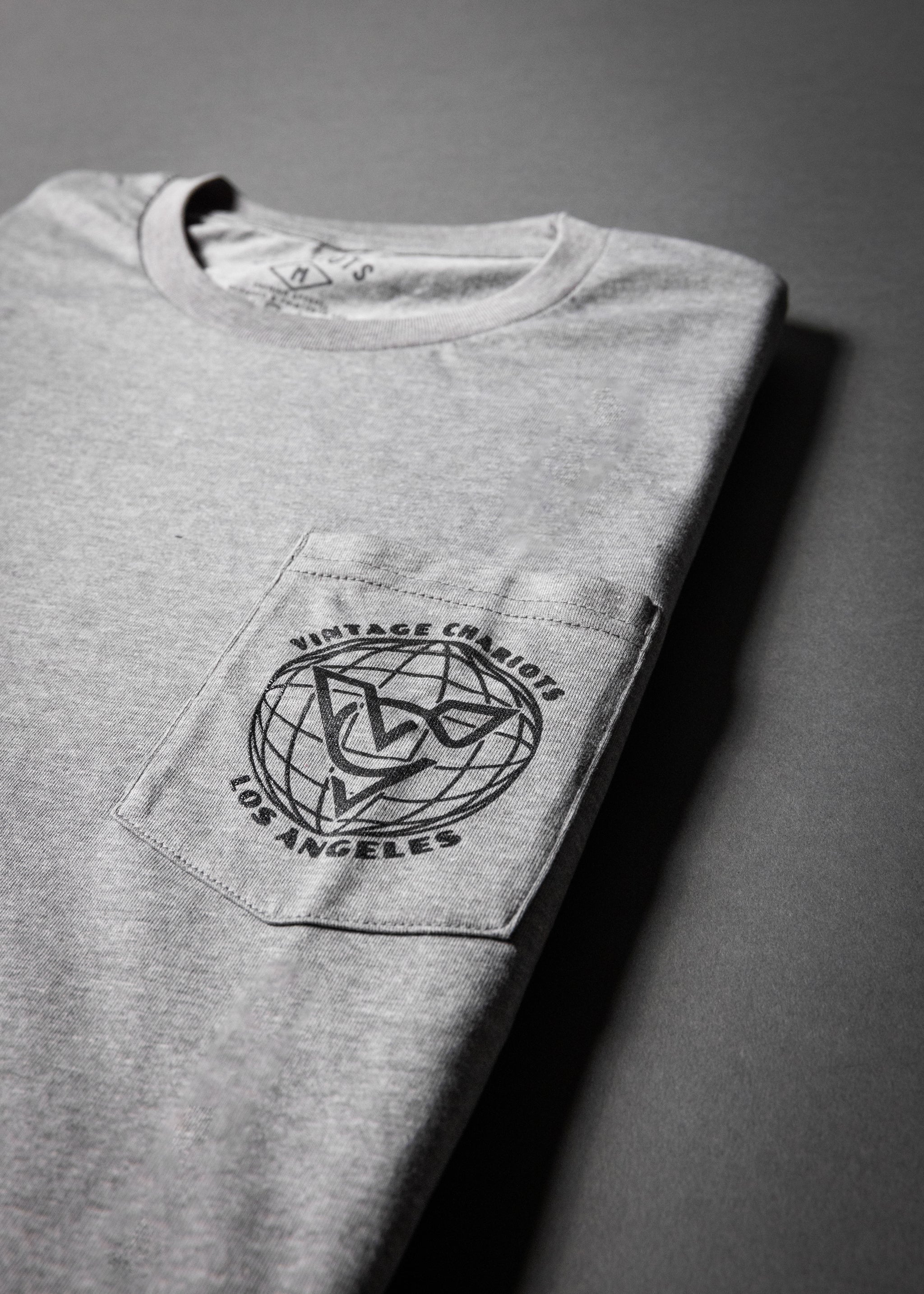 COBRA RACING POCKET TEE (Carbon Grey)