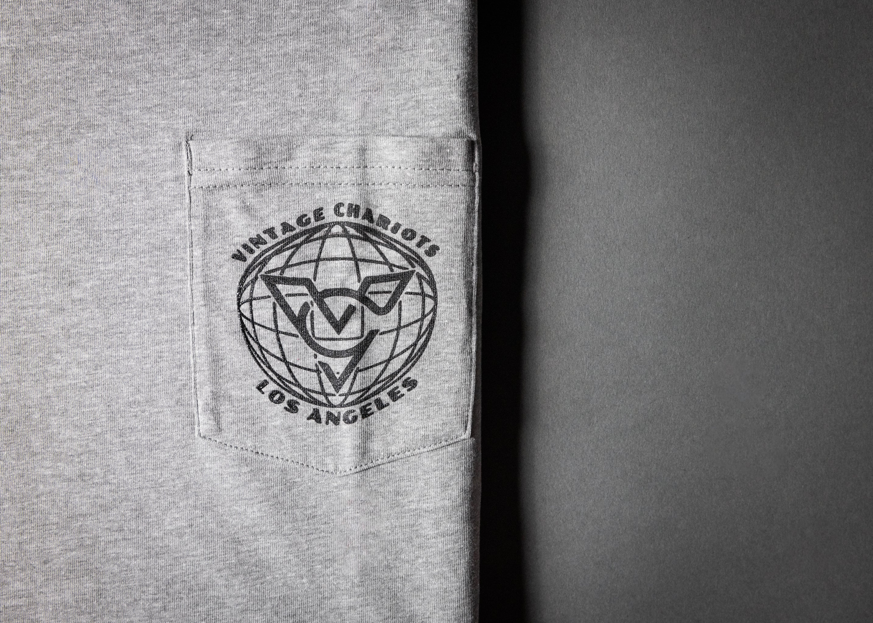 COBRA RACING POCKET TEE (Carbon Grey)