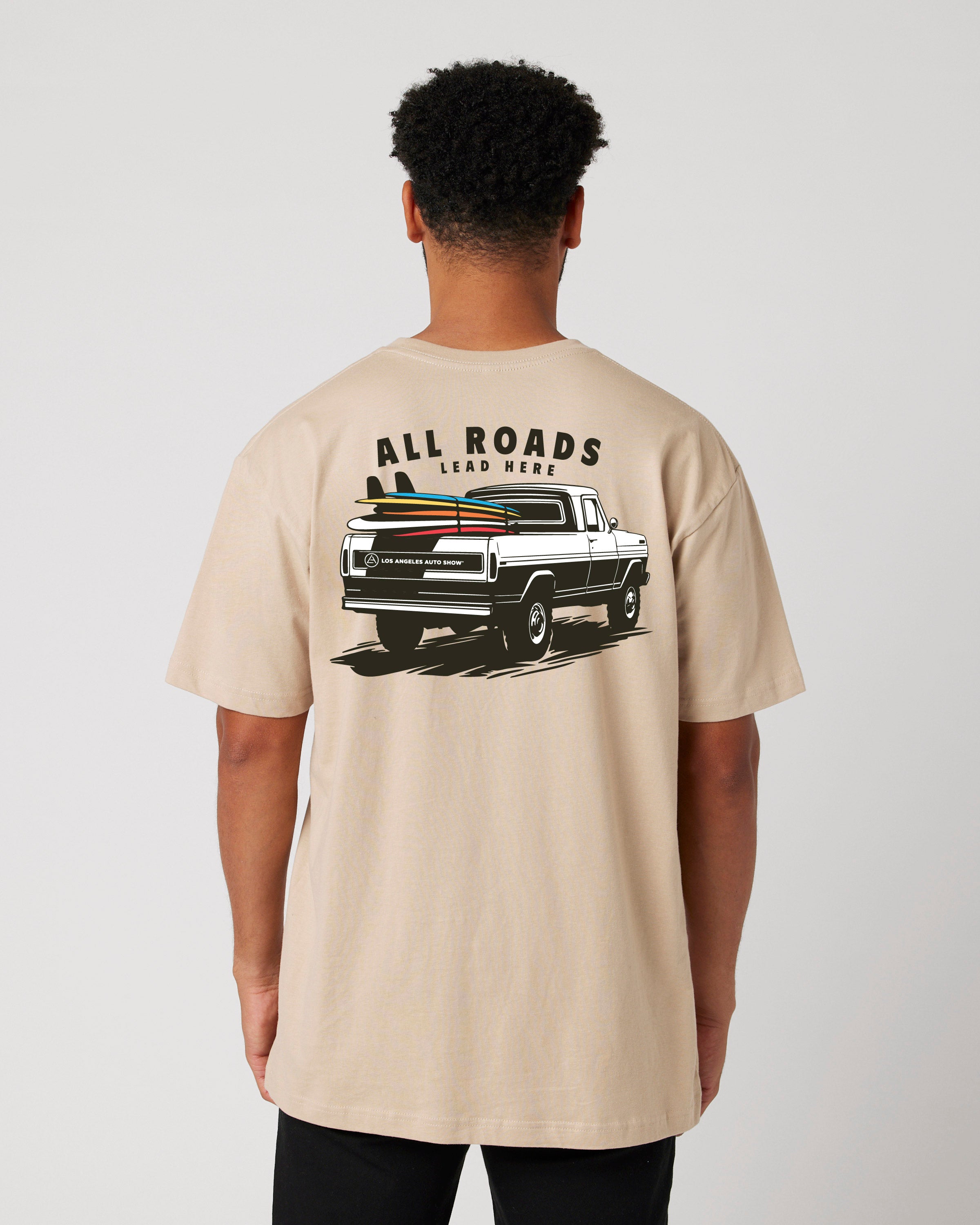 LAAS23 SURF TRUCK ADULT TEE (Sand)