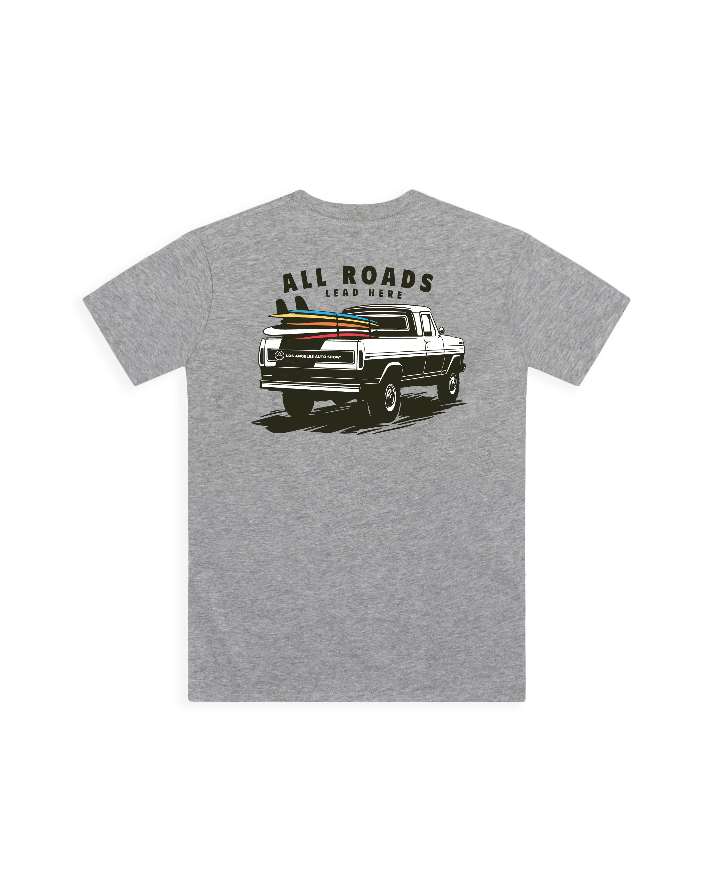 LAAS23 SURF TRUCK YOUTH TEE (Heather Grey)