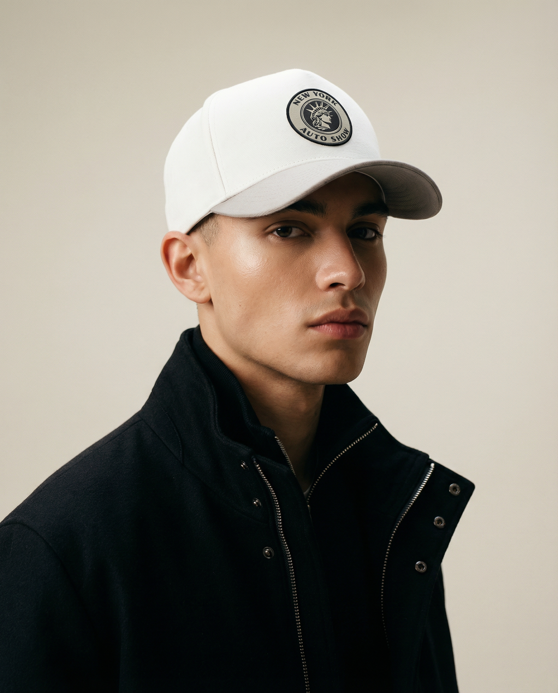 NYIAS26 Liberty 5-Panel Snapback (Vintage White/Khaki)