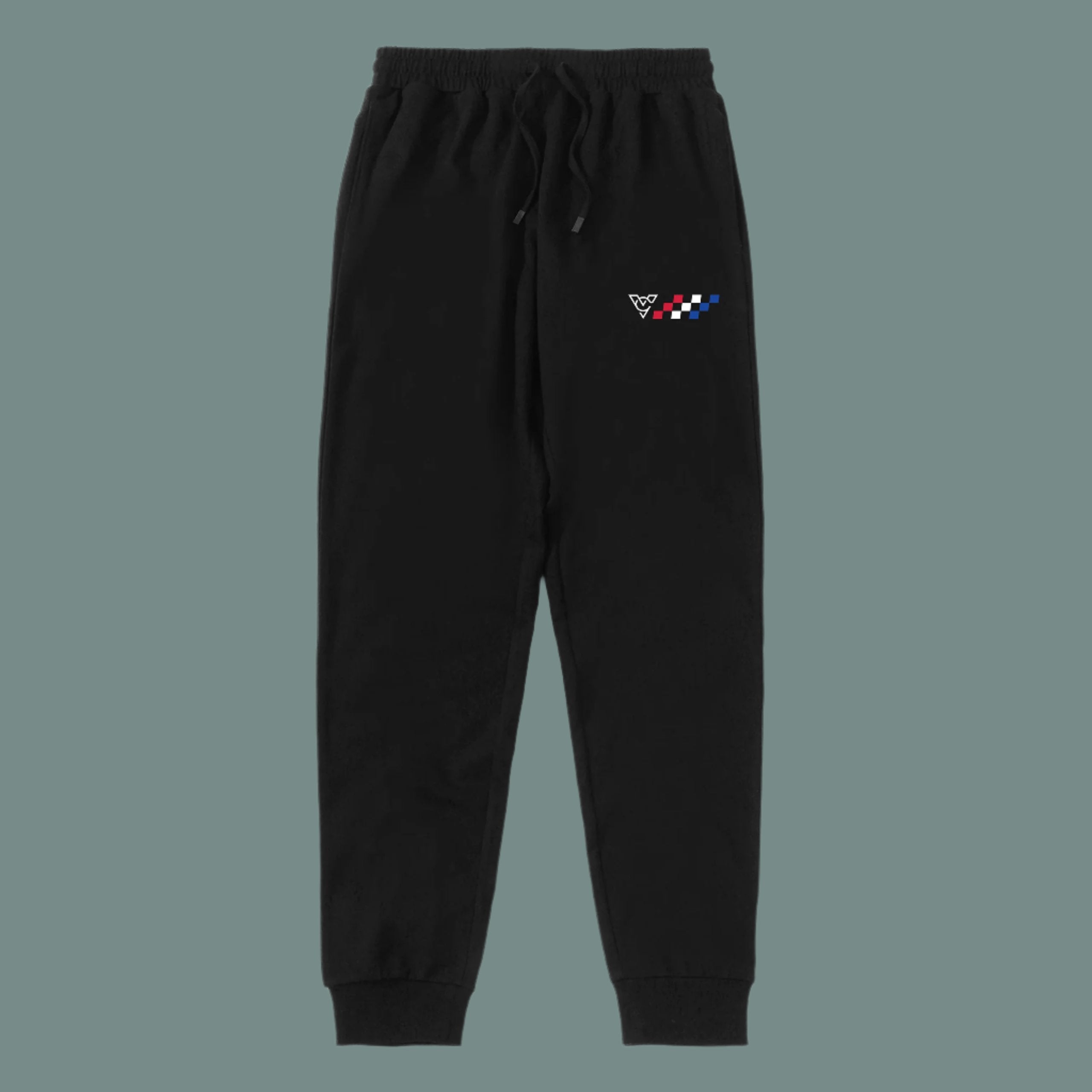 CHECKERED FLAG DRYFLEX LIGHT JOGGERS (Black)