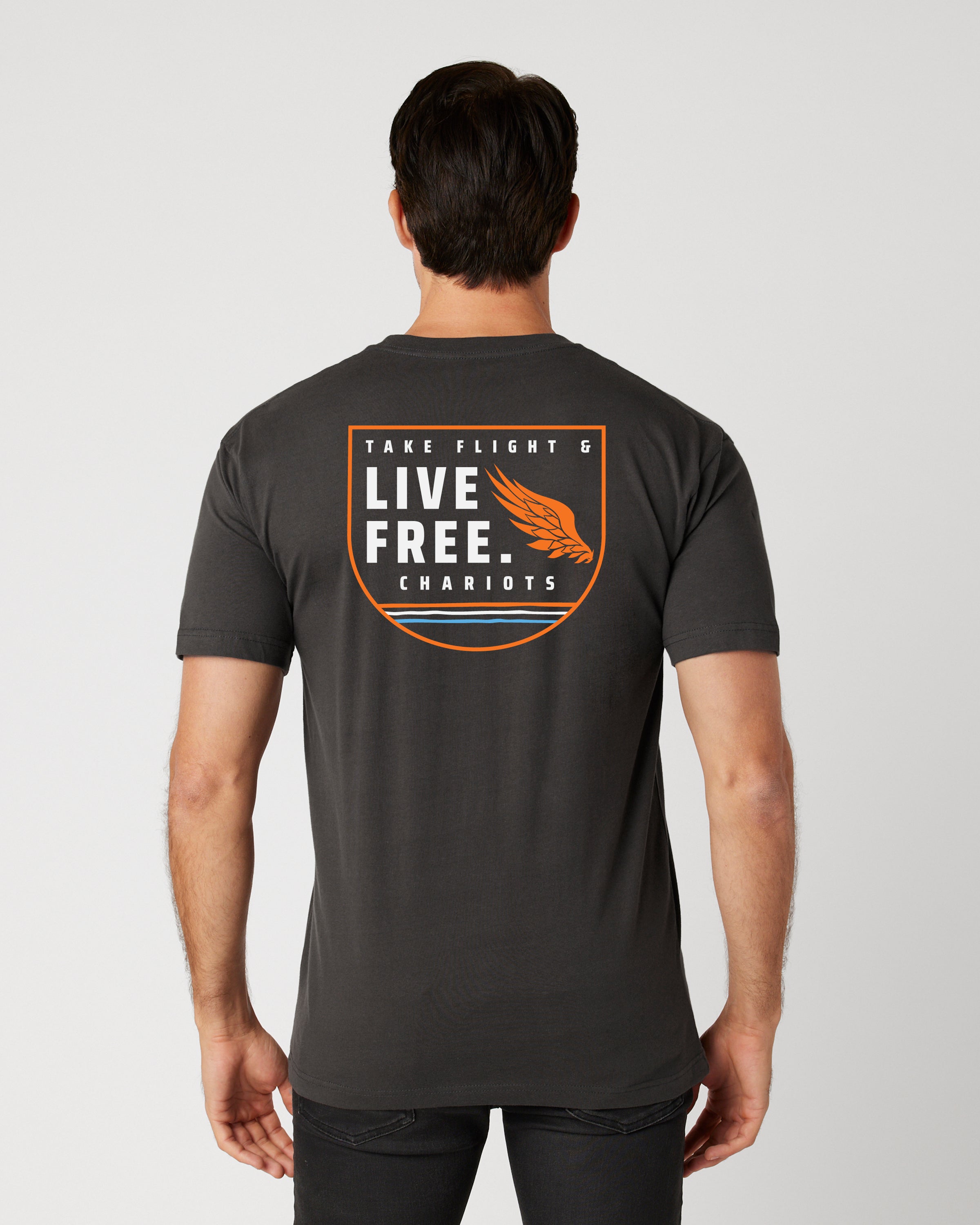 LIVE FREE TEE (Vintage Black)