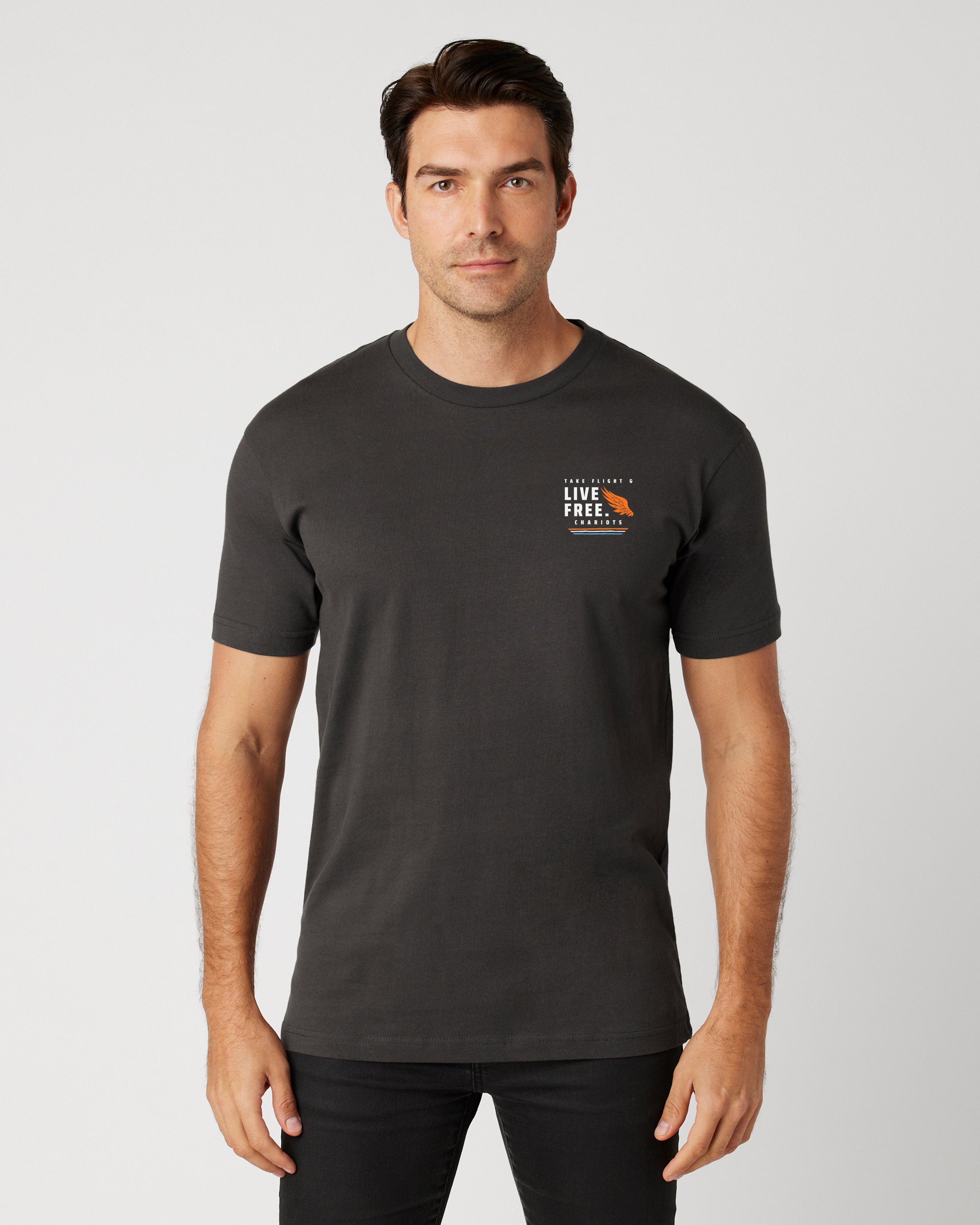 LIVE FREE TEE (Vintage Black)