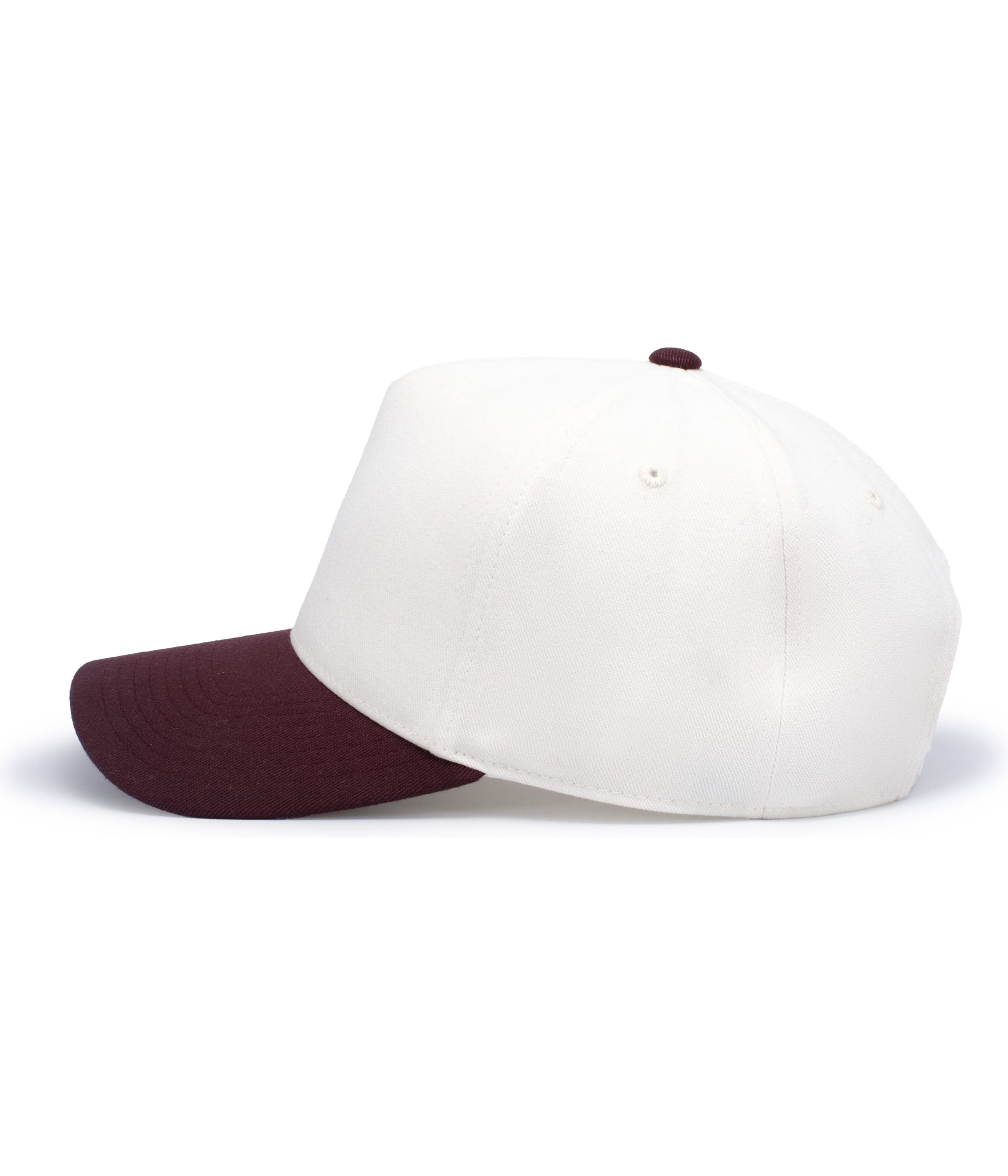 NYIAS26 Javits Center 5-Panel Snapback (Vintage White/Cardinal)